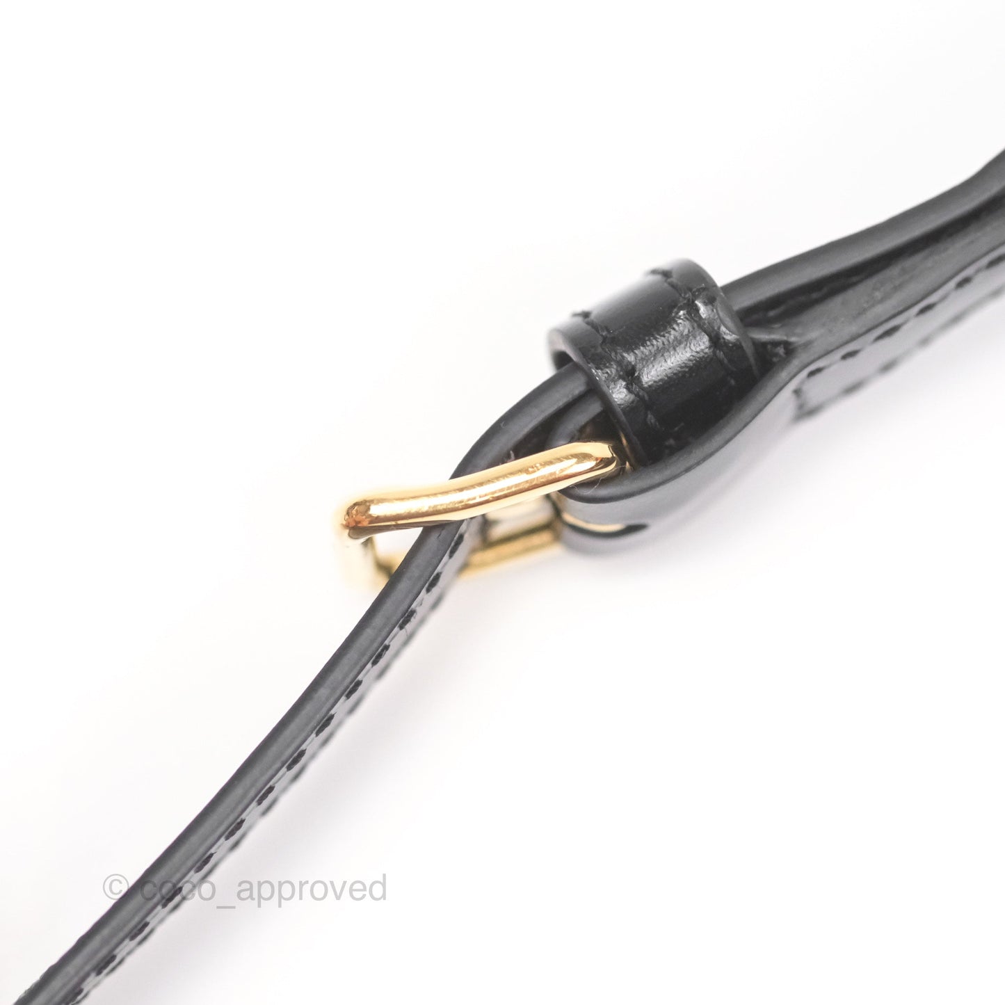 Celine Triomphe Shoulder Bag Black Calfskin