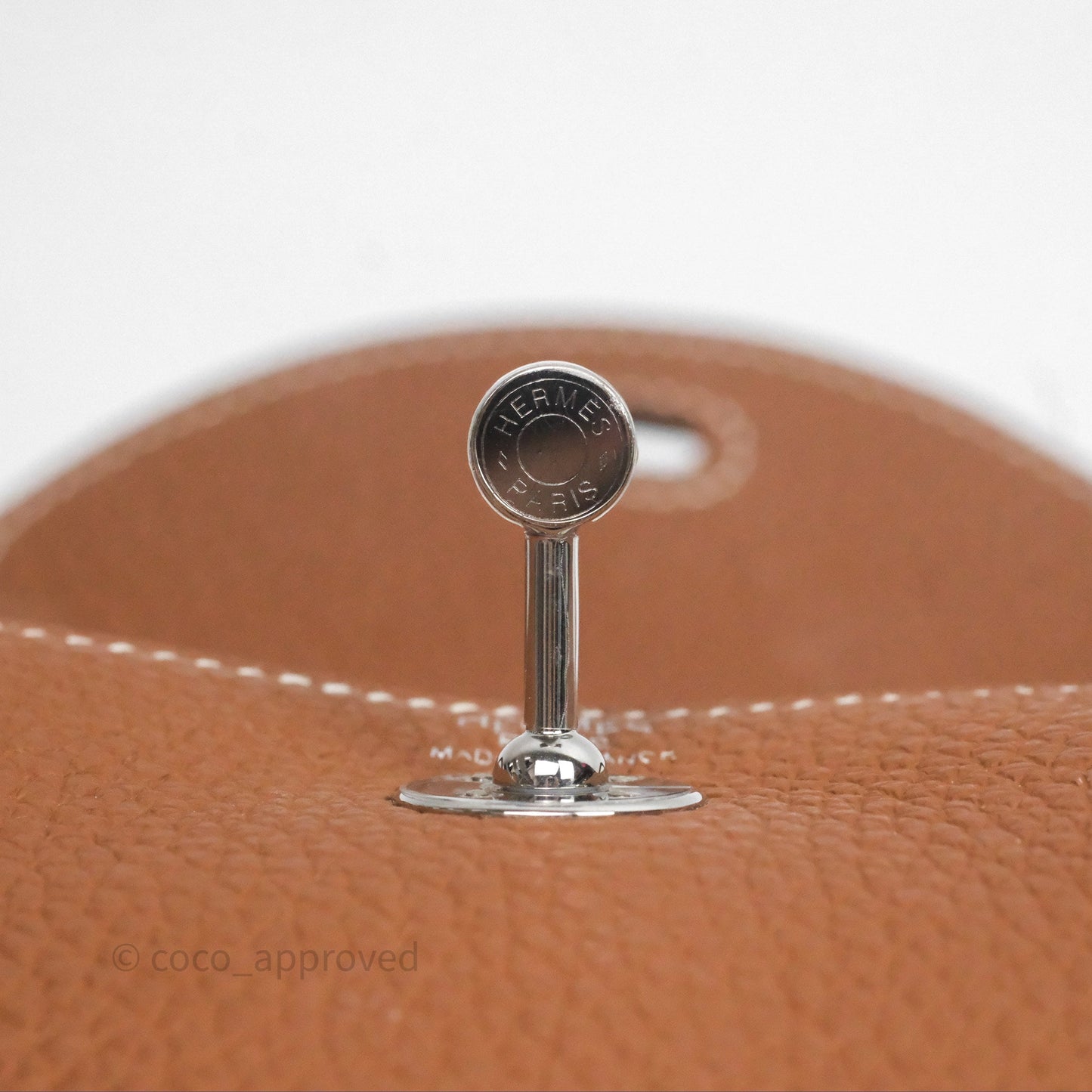 Hermès Mini Lindy 20 Gold Clemence Palladium Hardware