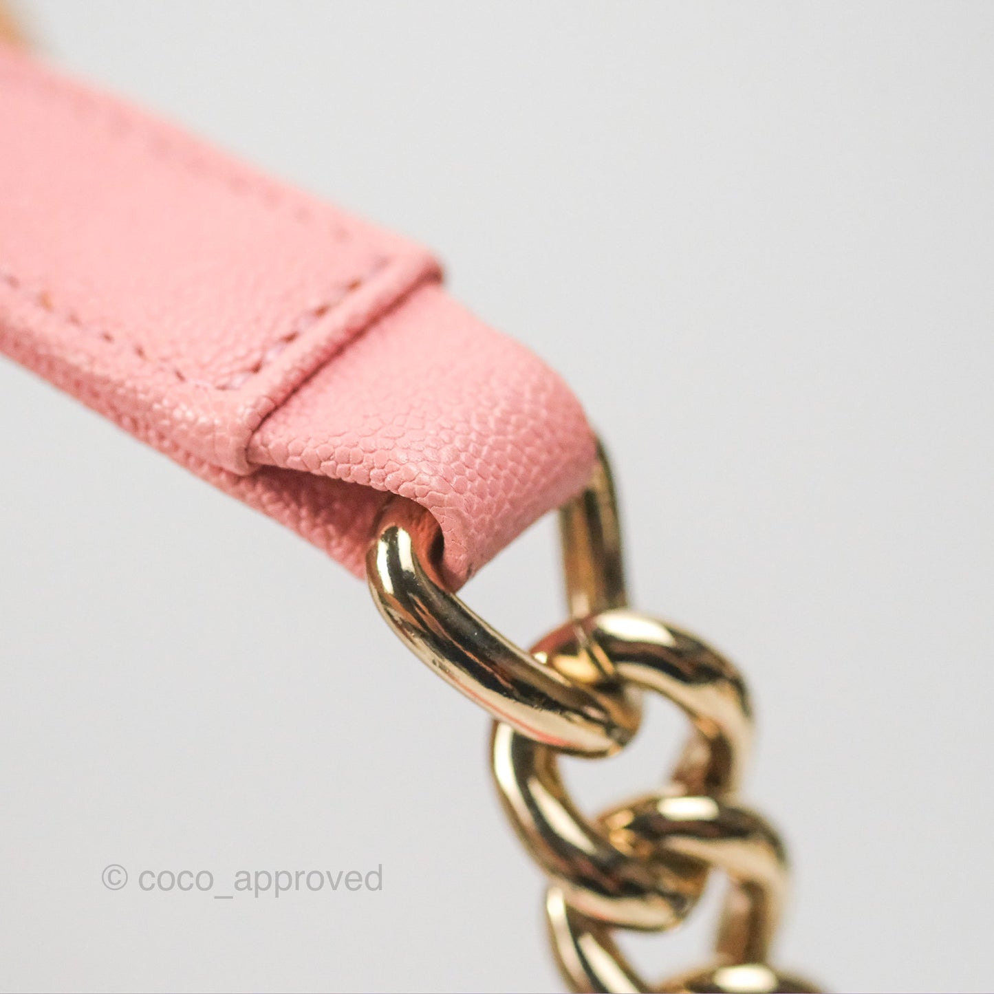 Chanel Boy Chevron Medium Pink Caviar Gold Hardware