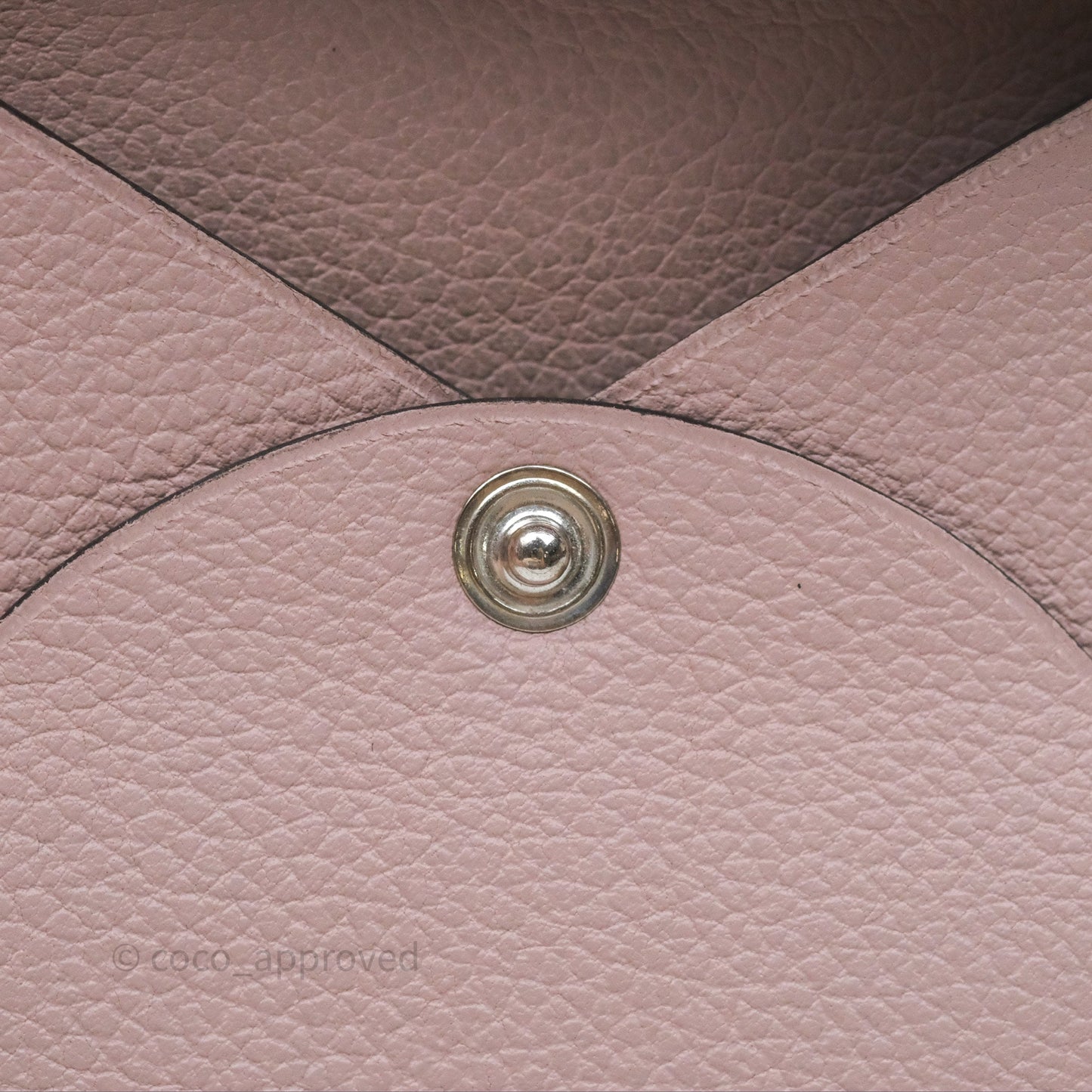 Hermès Bastia Coin Purse Glycine 4W Evercolor