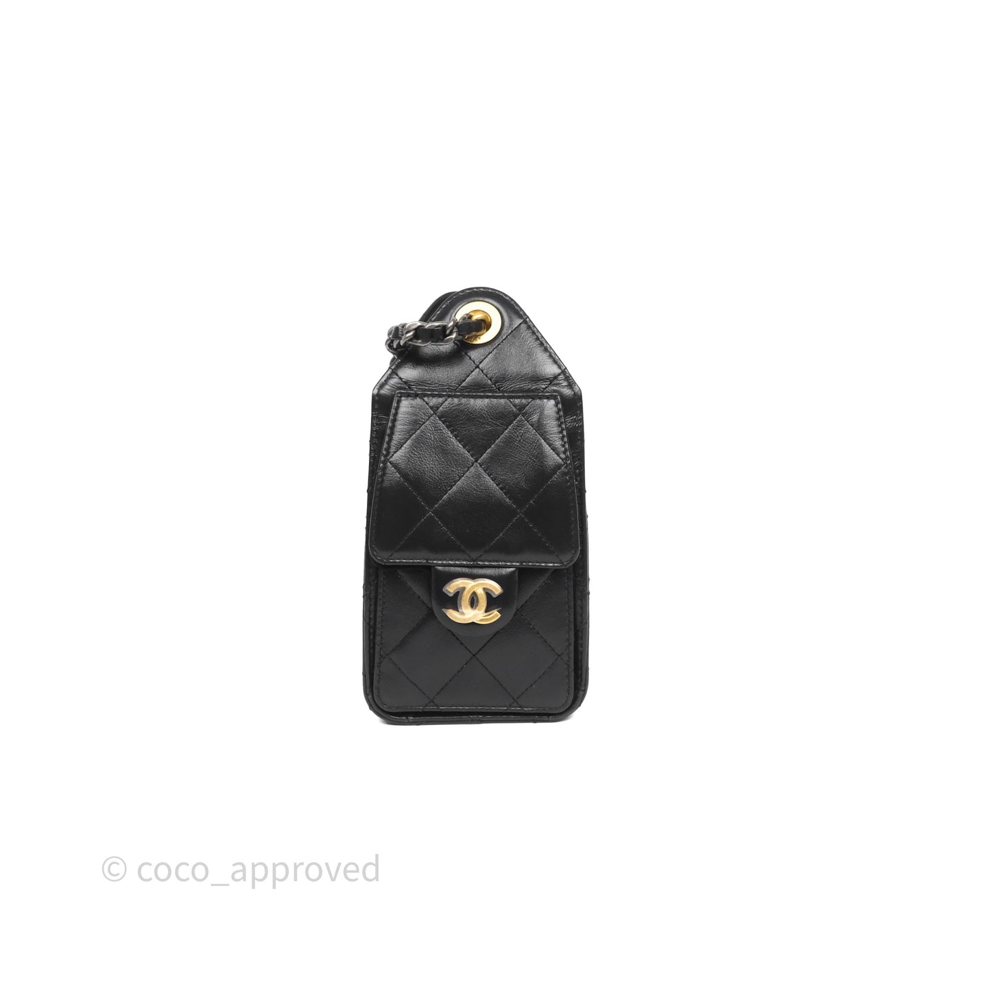 Chanel Mini 25 Black Bag Calfskin Mixed Hardware