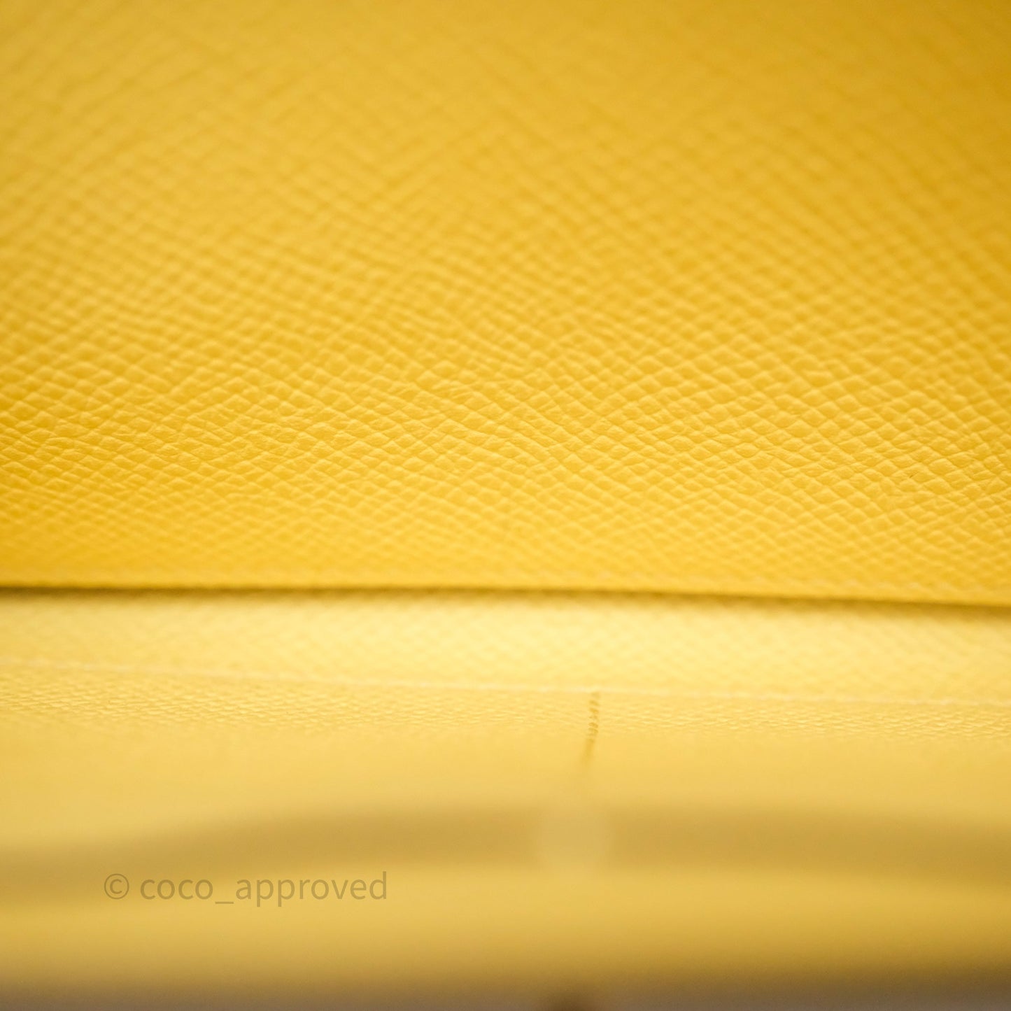 Hermès Kelly To Go Wallet Nata I2/ Jaune Poussin 1Z Epsom Gold Hardware