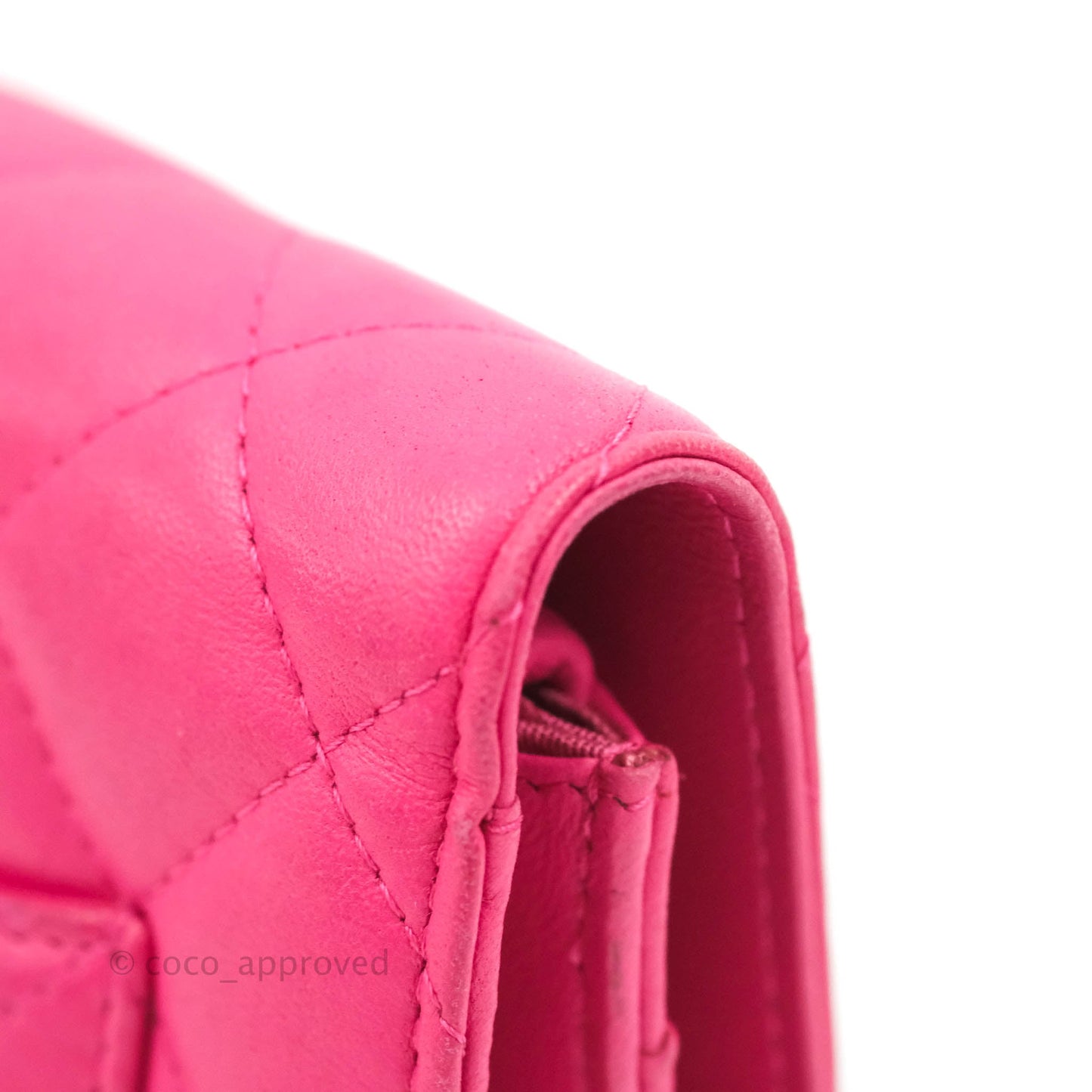 Chanel Quilted Wallet on Chain WOC Pink Lambskin Gold Hardware