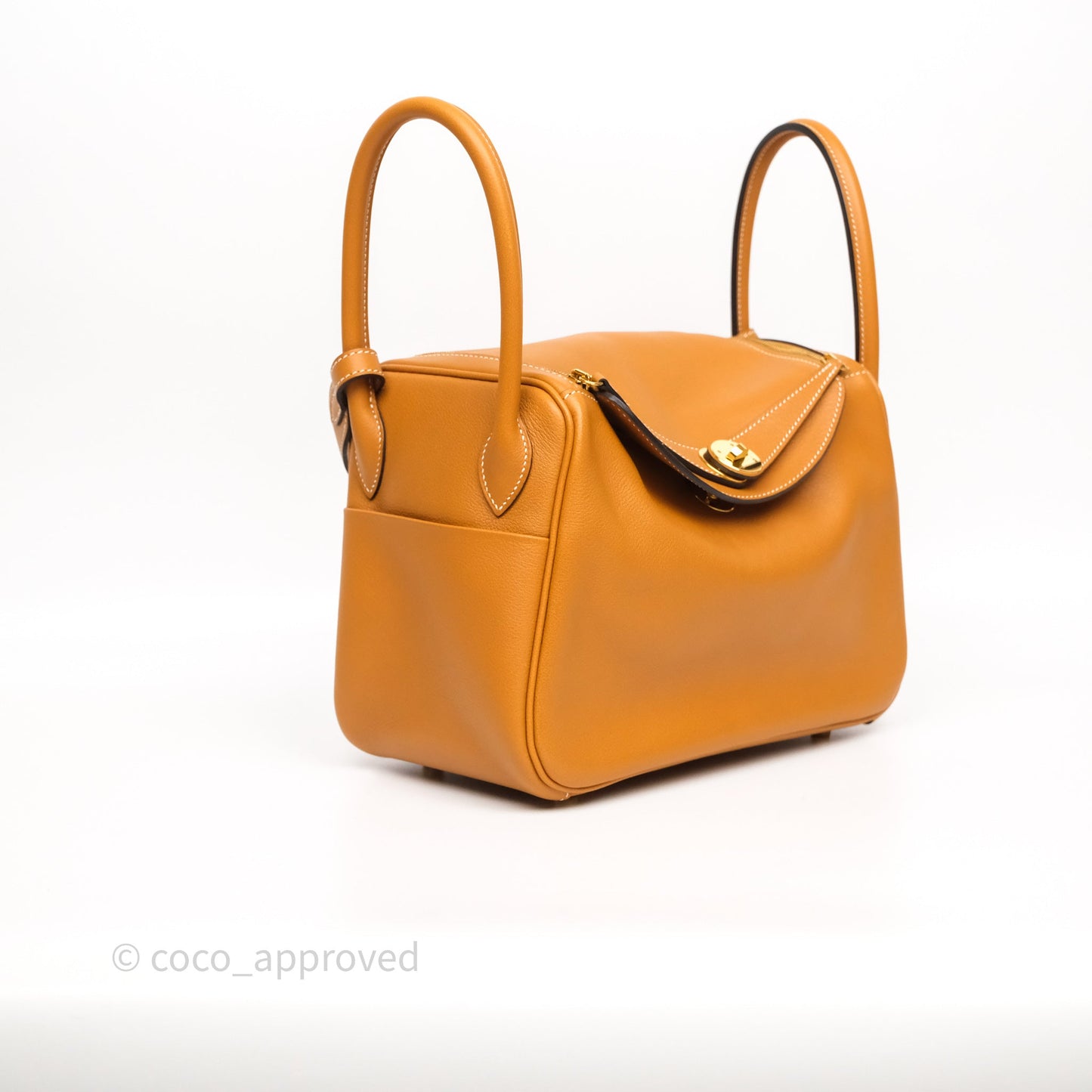 Hermès Lindy 26 Toffee 1H Taurillon Clemence Gold Hardware