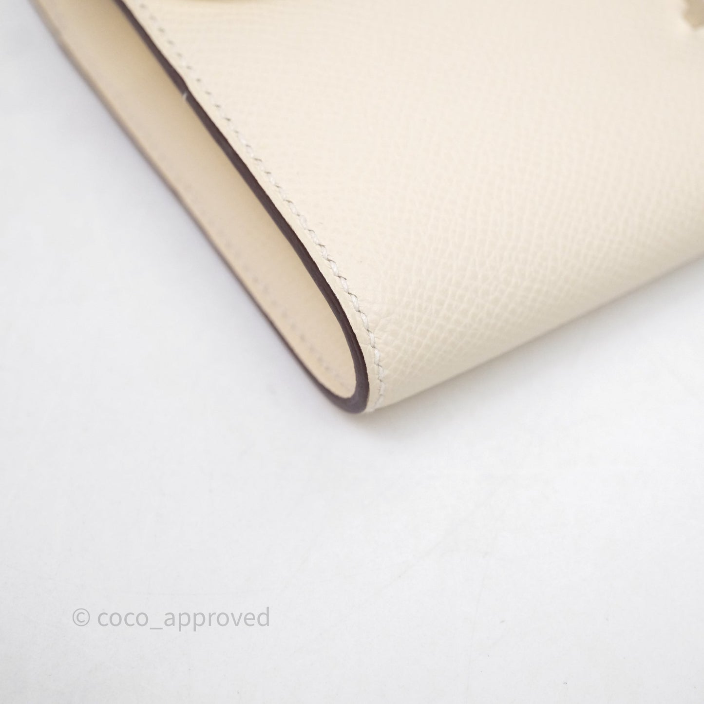 Hermès Constance To Go Wallet Nata I2 Epsom Palladium hardware