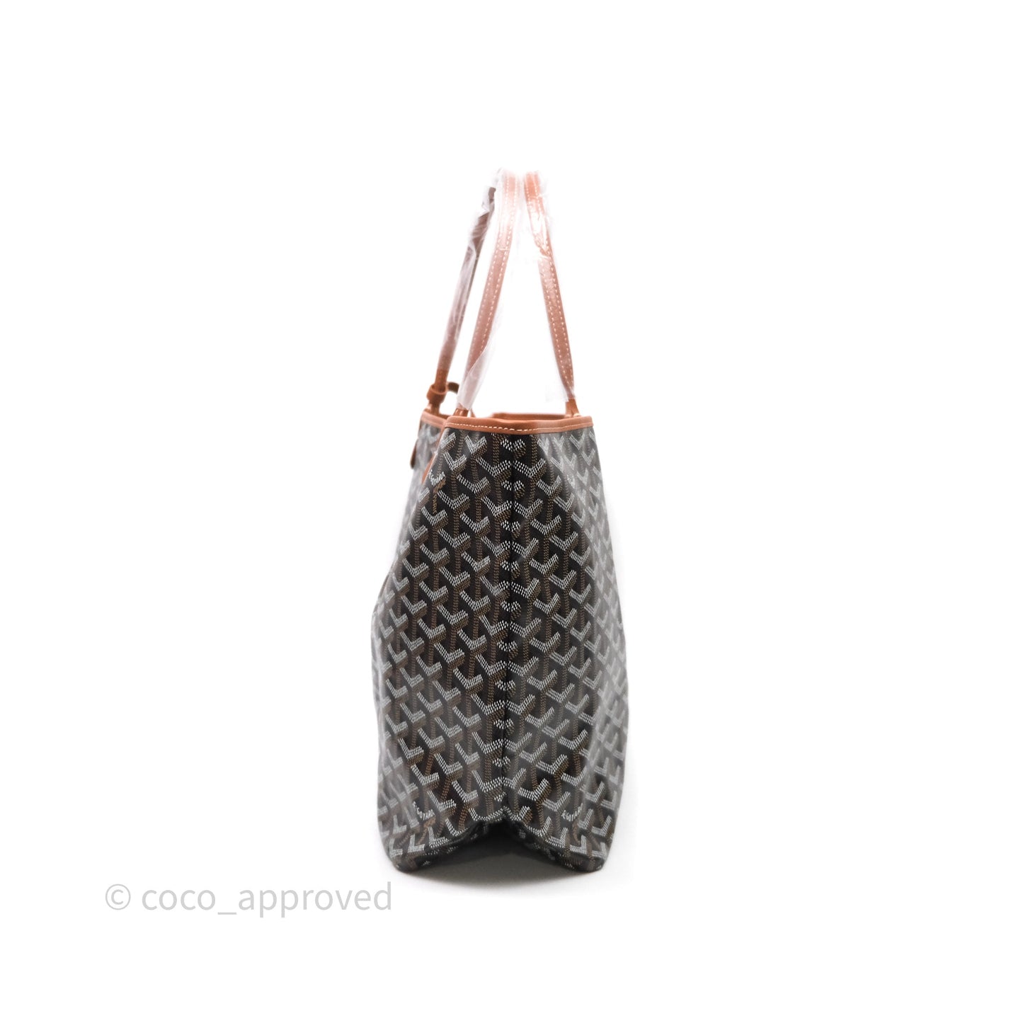 Goyard St Louis Tote PM Tan Black
