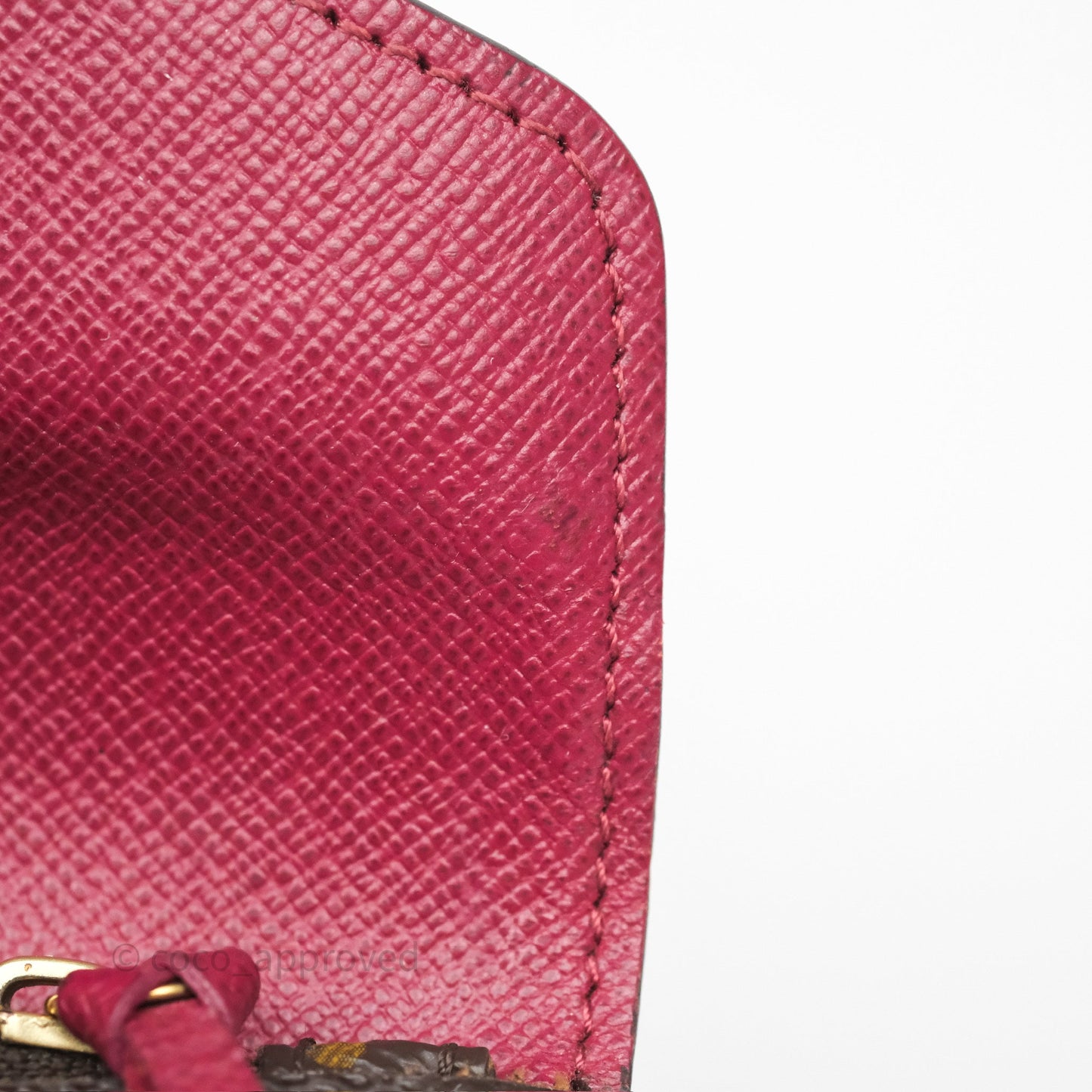 Louis Vuitton Josephine Wallet Monogram Canvas Fuchsia