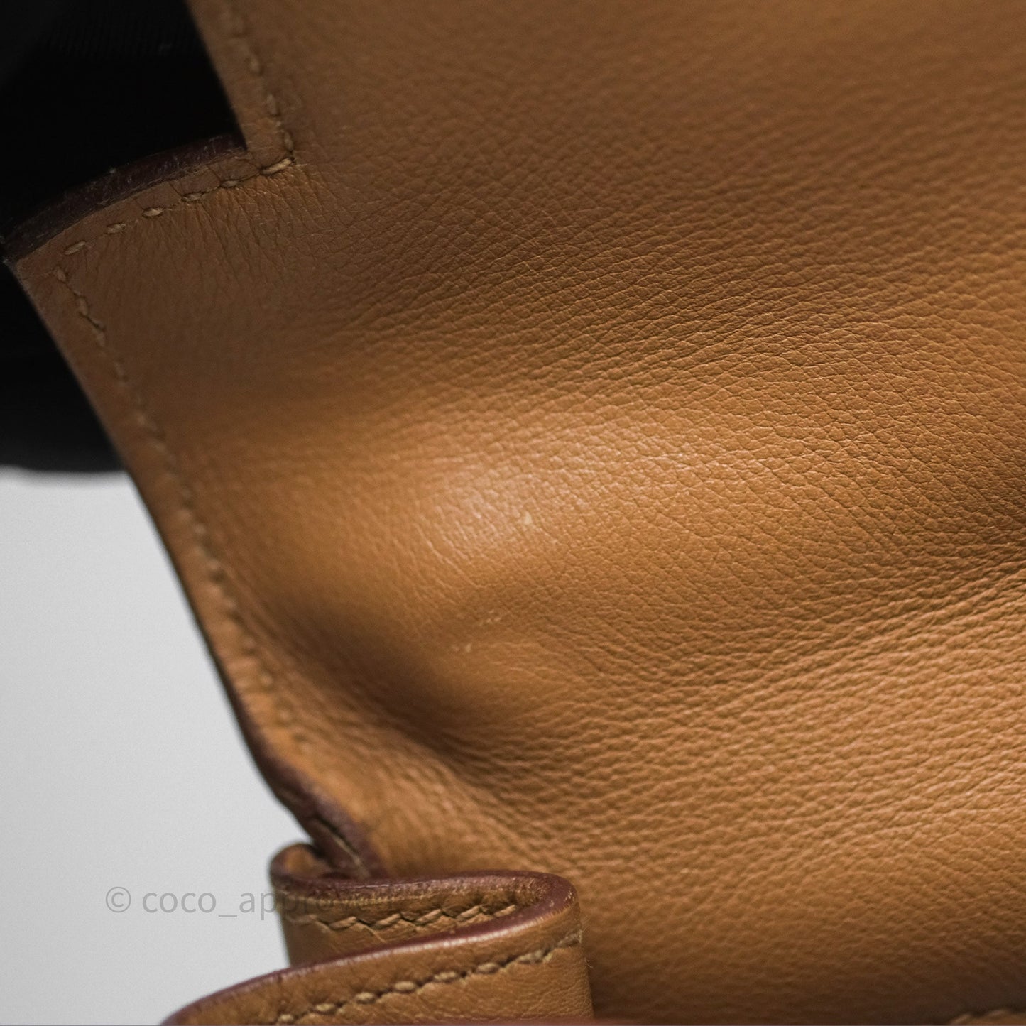 Hermès Kelly 35 Retourne Chai 0M Evercolor Palladium Hardware