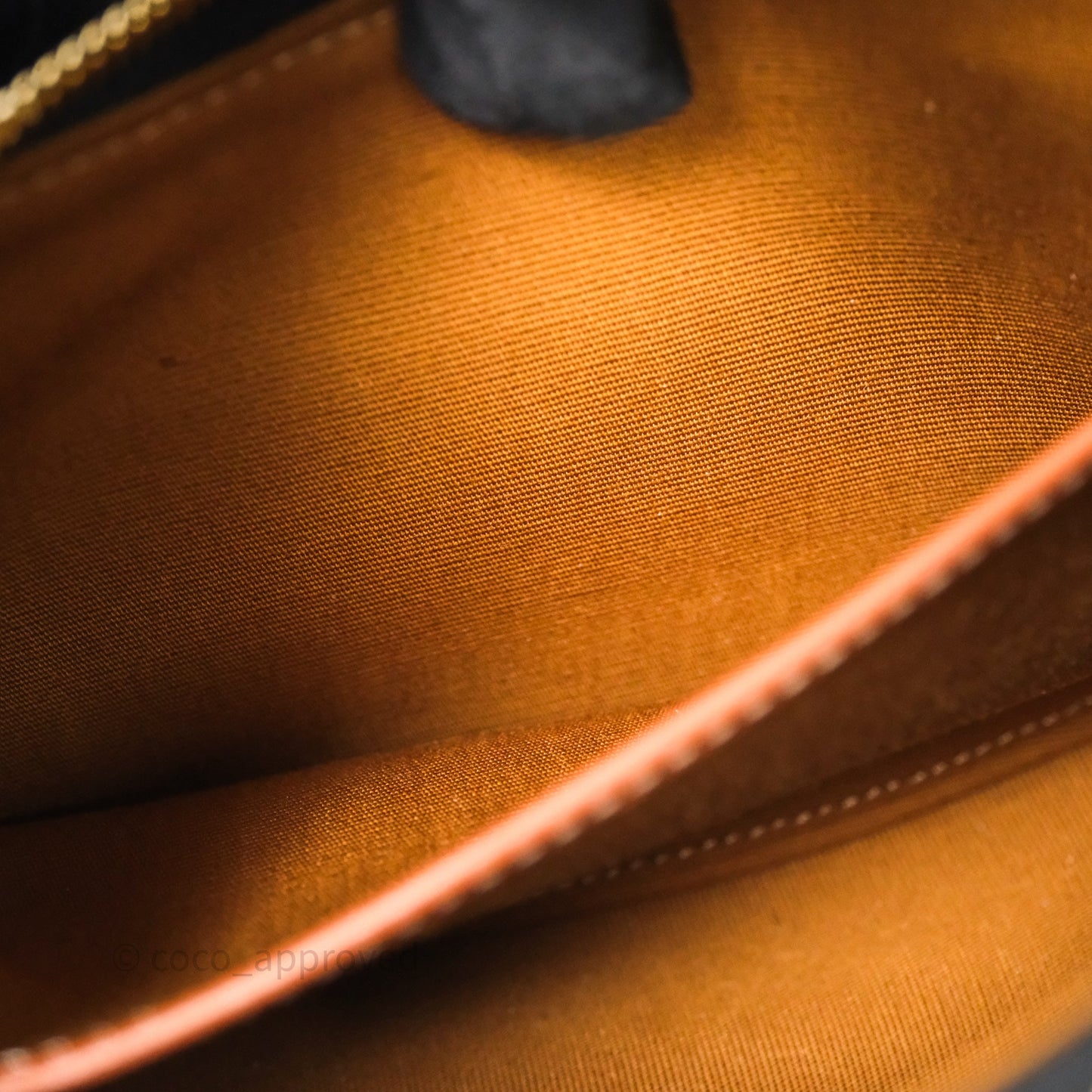 Celine Medium Ava Triomphe Bag Triomphe Canvas Tan Calfskin