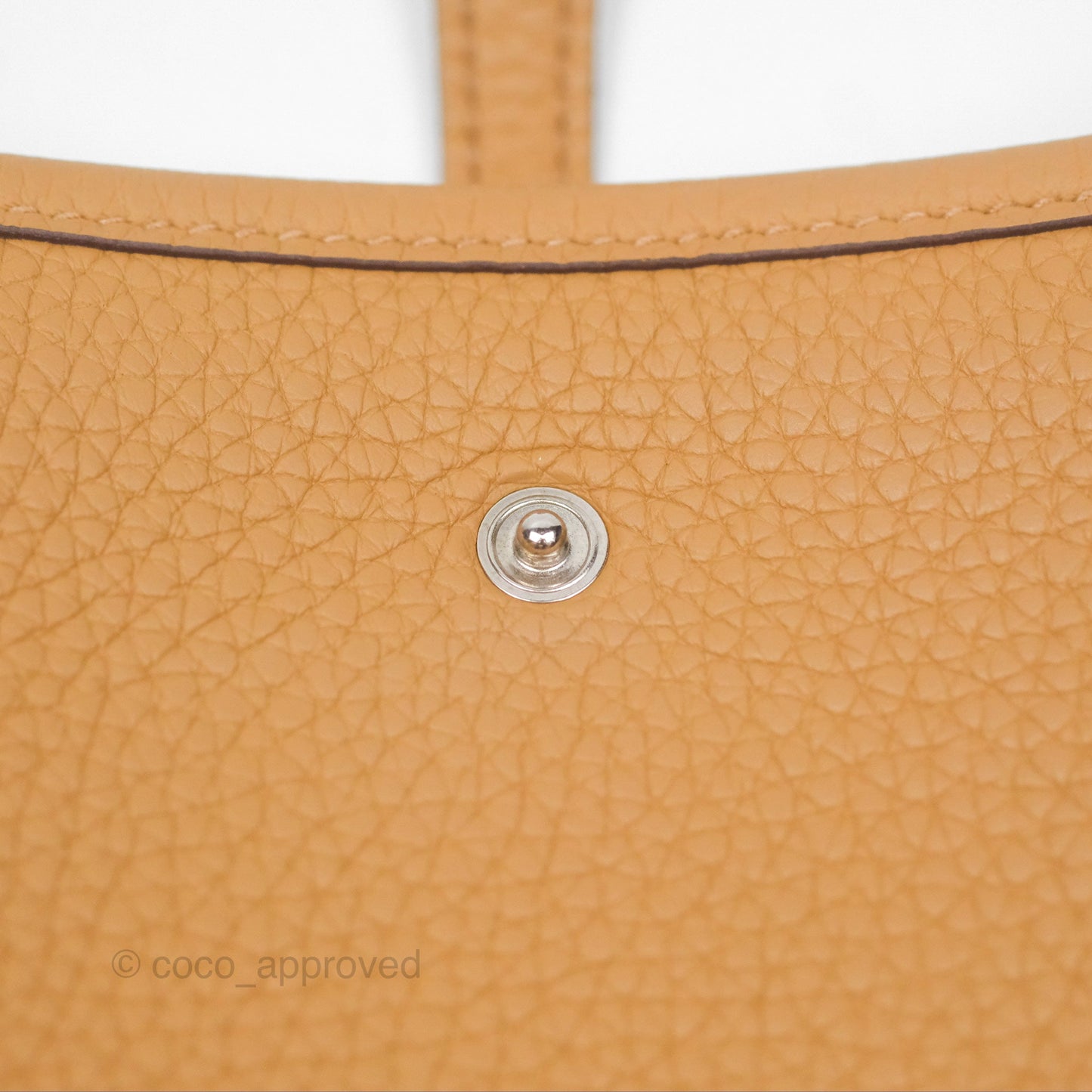 Hermès Mini Evelyne 16 Biscuit 48 Clemence Palladium Hardware