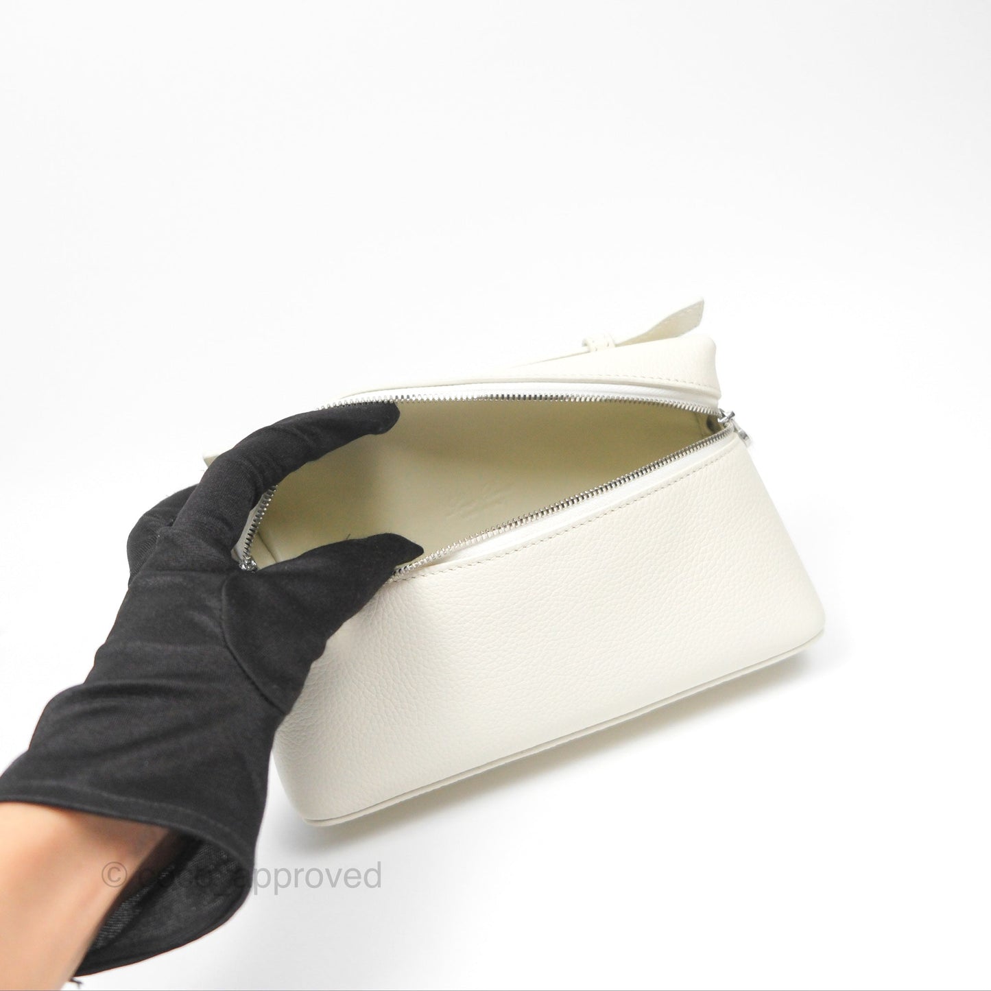 Loro Piana Extra Pocket L19 White Grained Calfskin