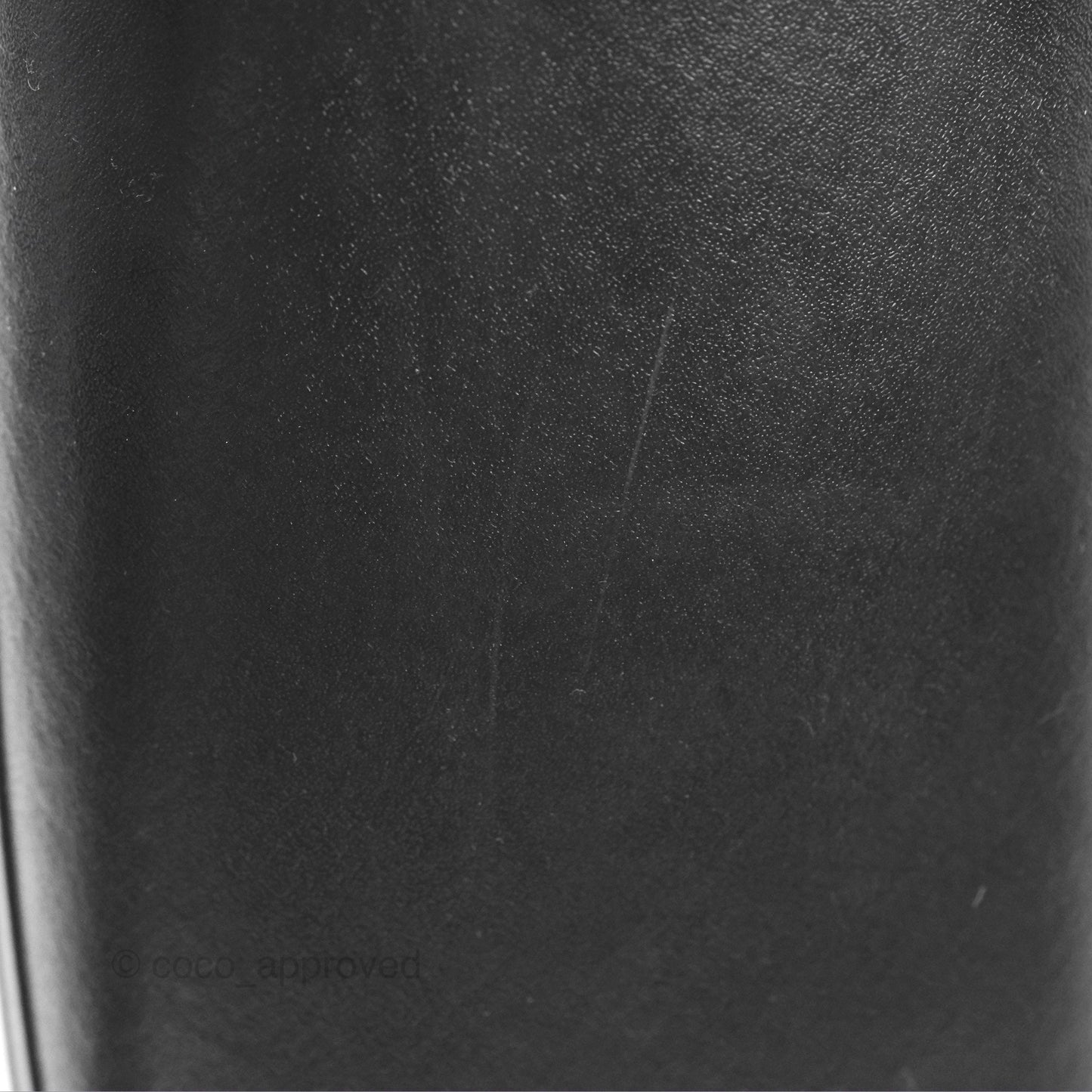 Chanel CC Black Rubber Rain Boots Size 37