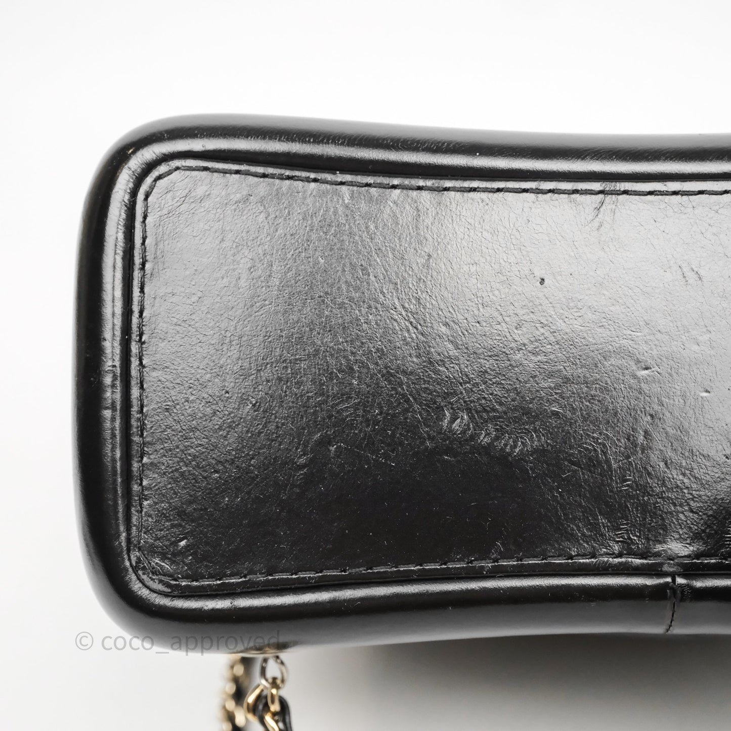 Chanel Small Gabrielle Backpack Black Aged Calfskin
