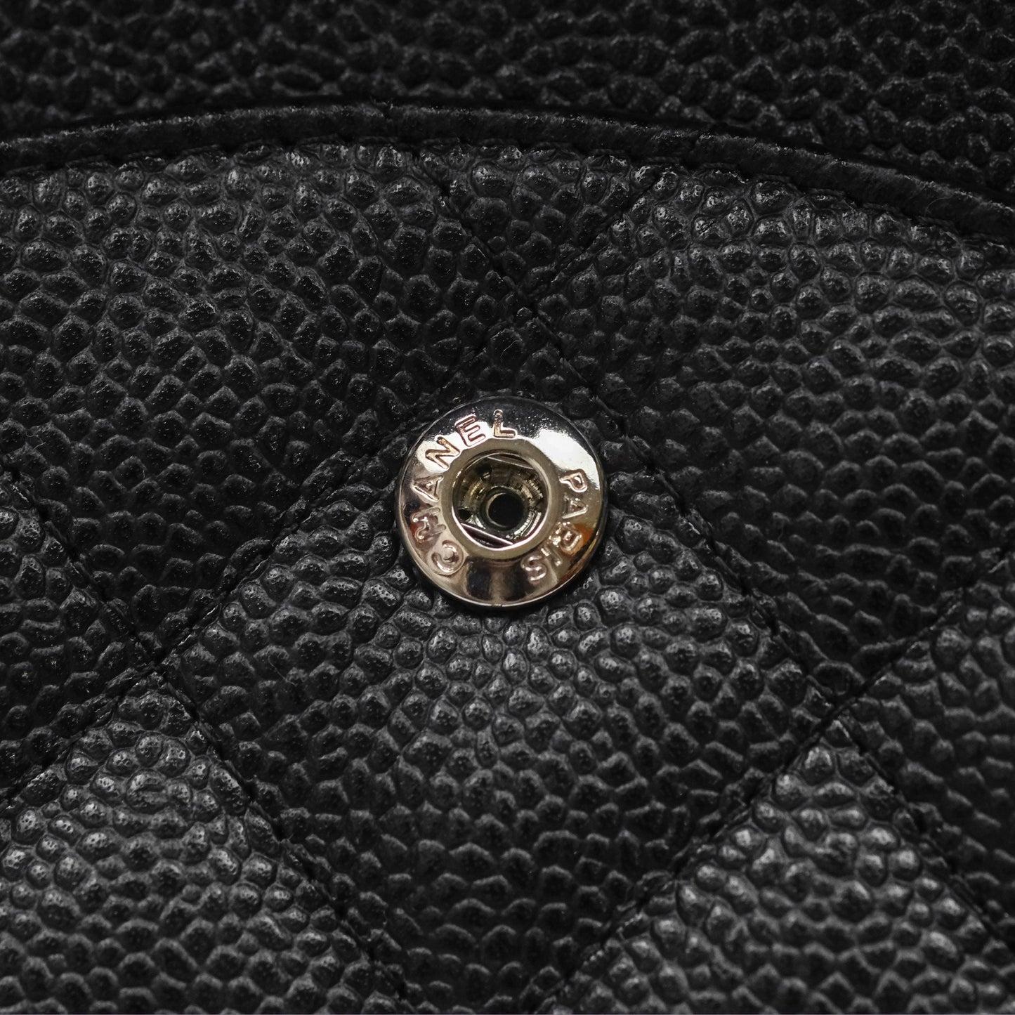Chanel Jumbo Double Flap Black Caviar Silver Hardware⁣⁣