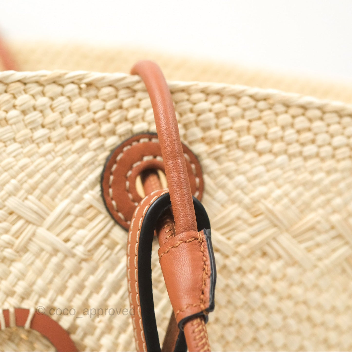 Loewe x Paula’s Ibiza Woven Anagram Basket Bag Natural/Tan