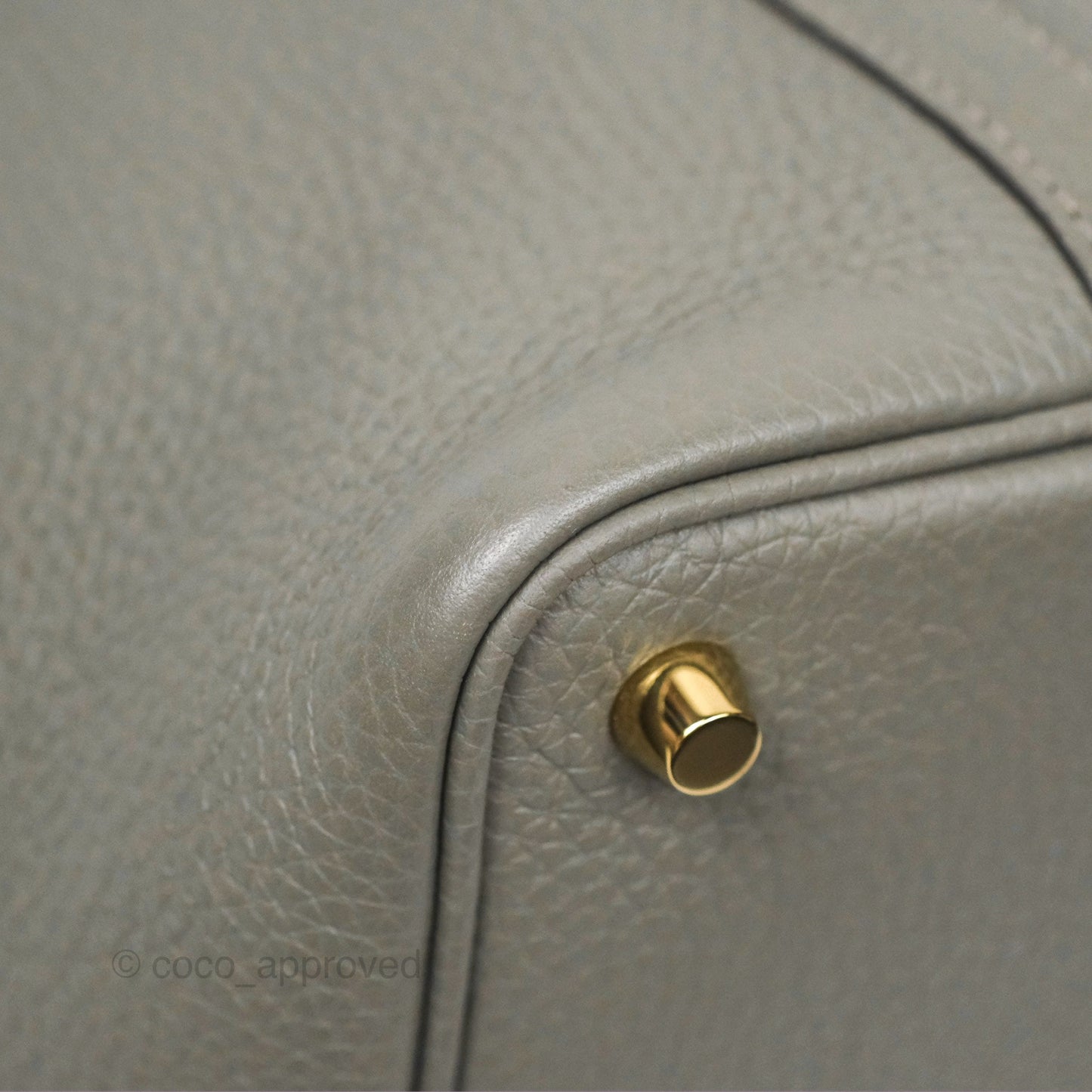 Hermès Picotin Lock 18 Gris Meyer 0L Clemence Gold Hardware