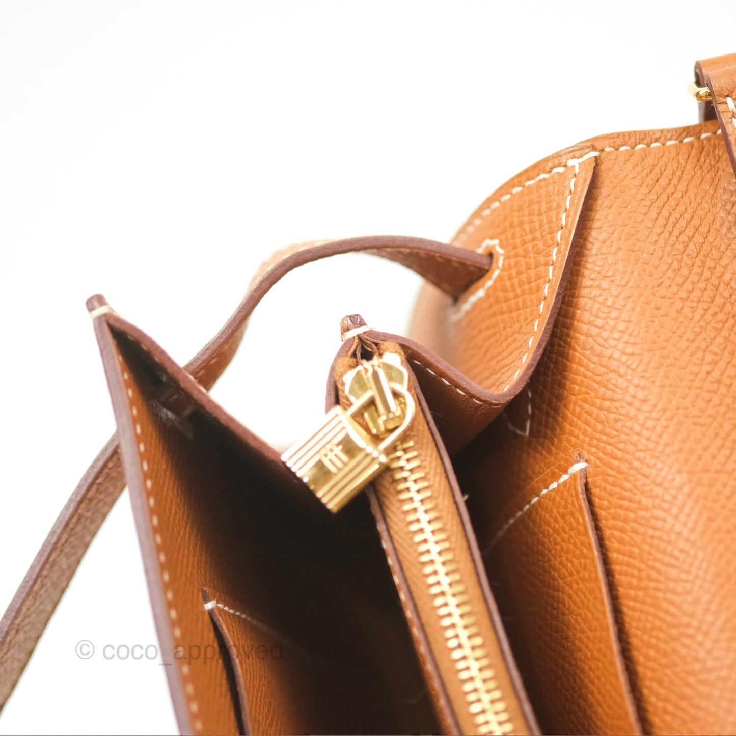 Hermès Kelly To Go Wallet Gold Epsom Gold Hardware