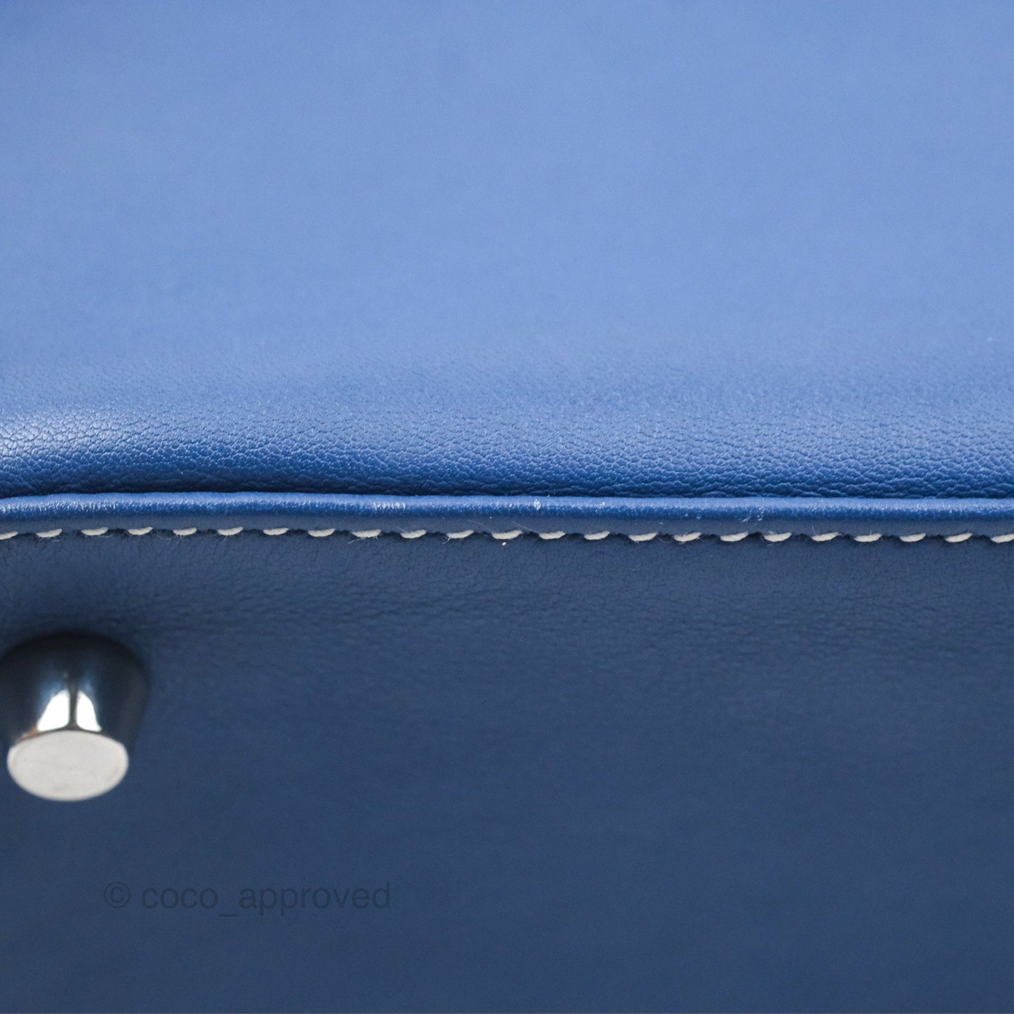 Hermès ToolBox 20 Bleu Agate R2 Swift Palladium Hardware