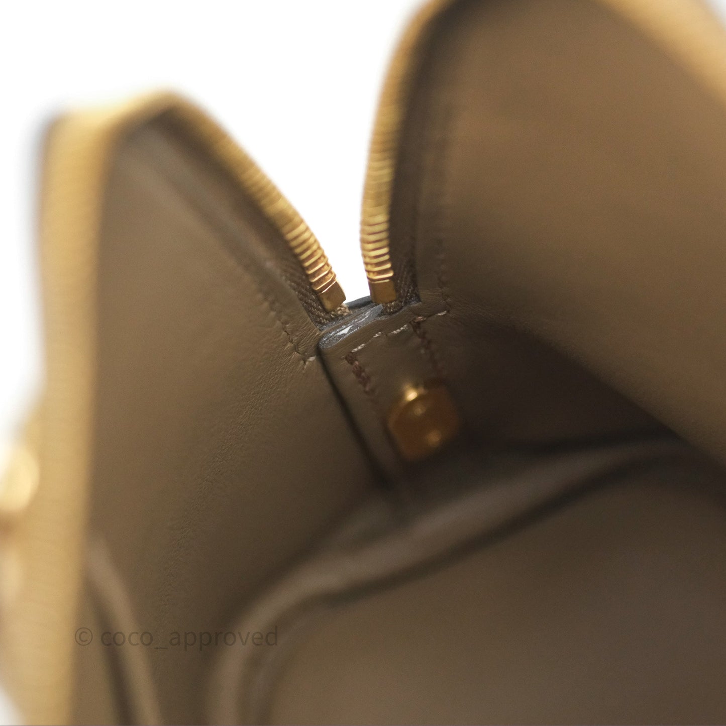 Hermès Bolide 25 Alezan 3G Epsom Gold Hardware