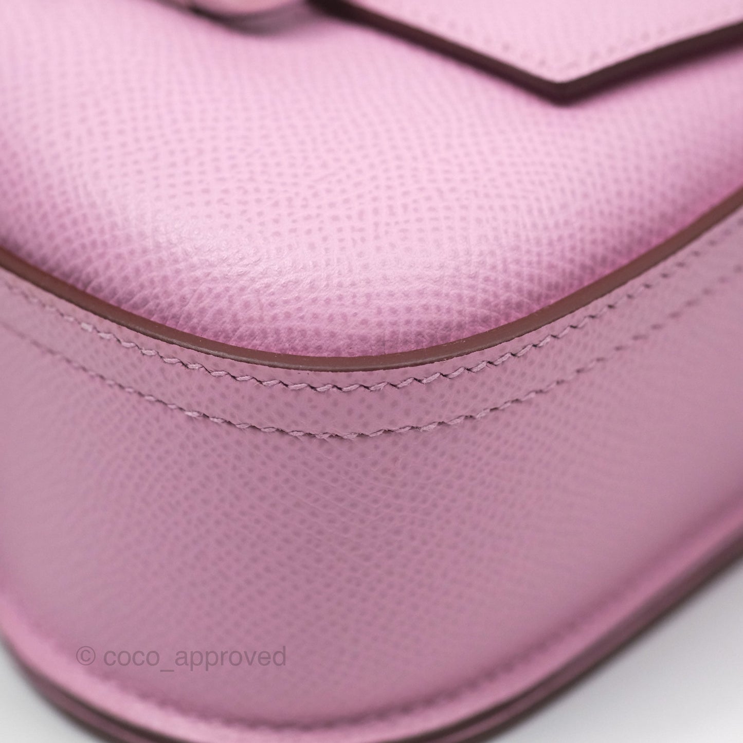 Hermès Della Cavalleria Mini Bag Mauve Sylvestre X9 Epsom Palladium Hardware