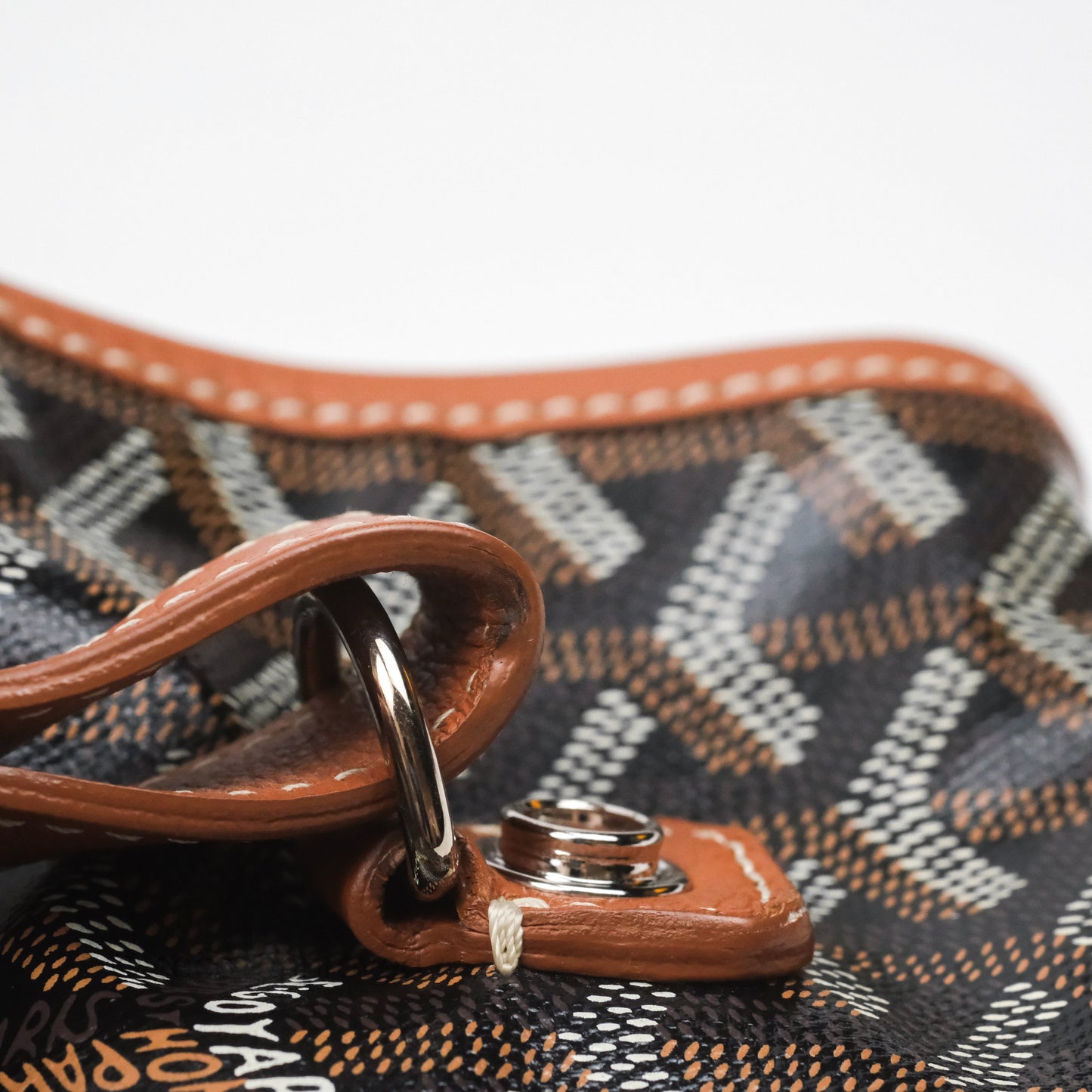 Goyard Saint Léger Backpack Black/ Tan