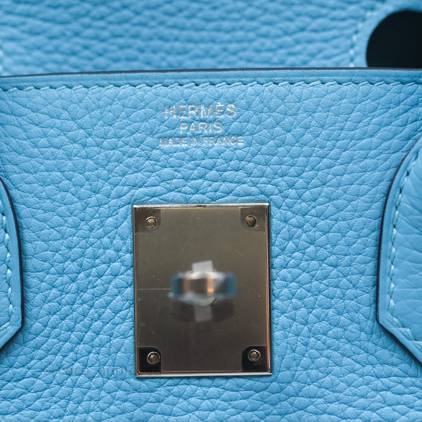 Hermès Birkin 30 Bleu De Nord Togo Palladium Hardware