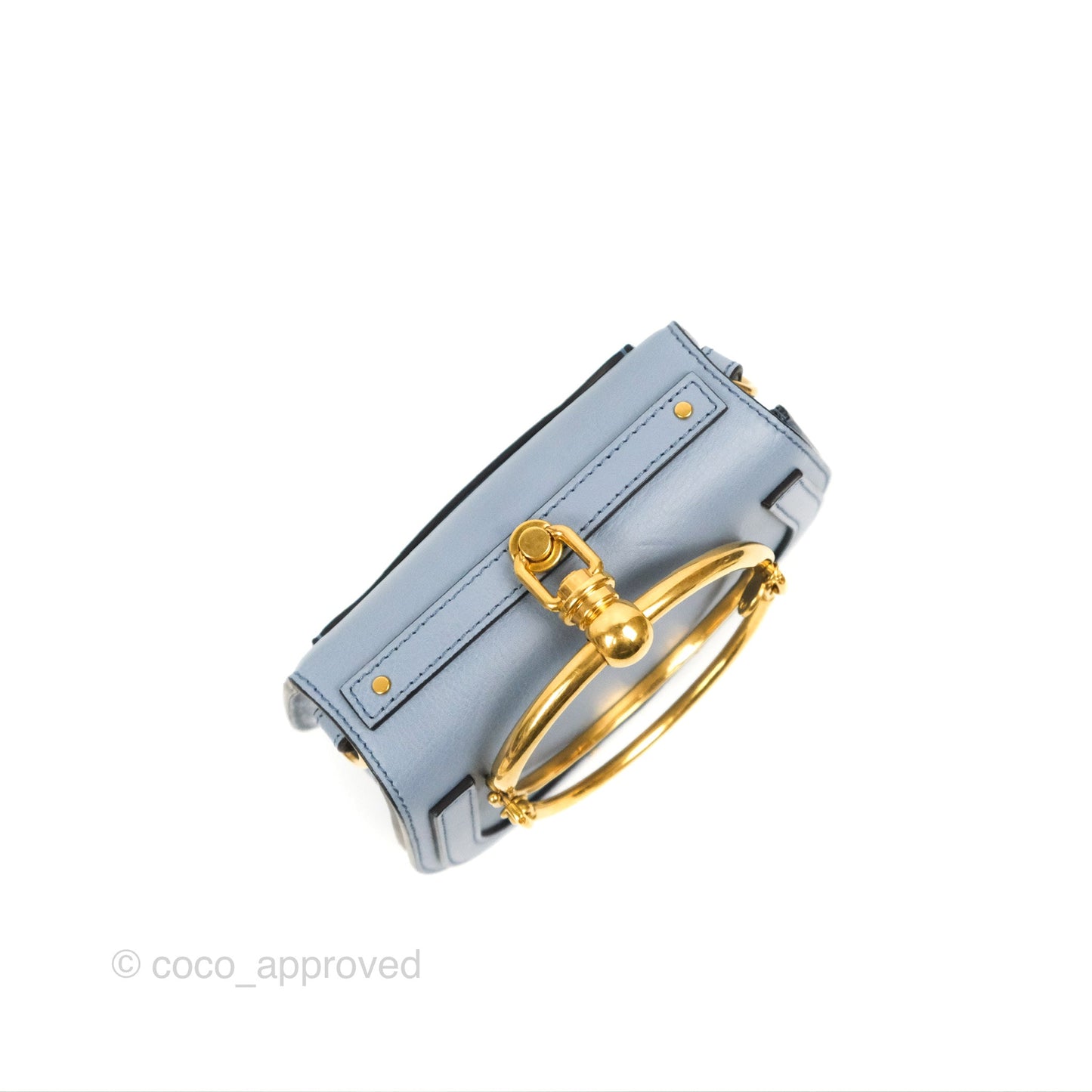 Chloé Nile Crossbody Bag Blue Calfskin