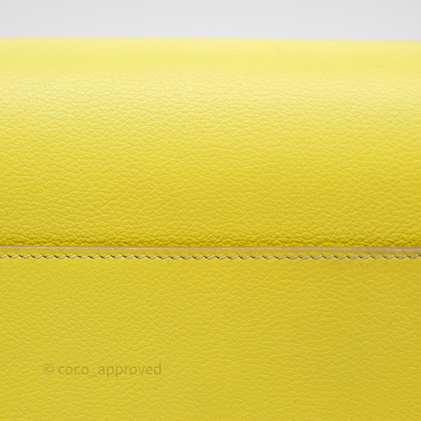 Hermès Roulis Mini 18 Lime 9R Evercolor Gold Hardware