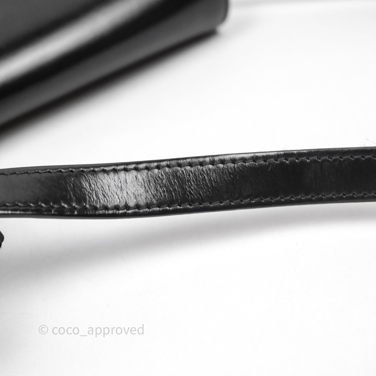 Celine Triomphe Shoulder Bag Black Calfskin