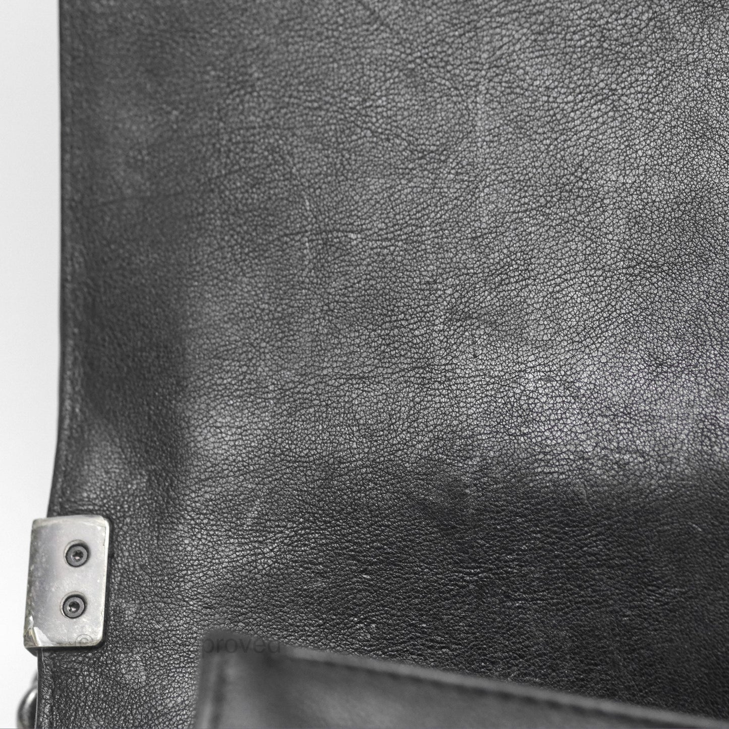 Chanel Medium Boy Quilted Black Calfskin Ruthenium Hardware