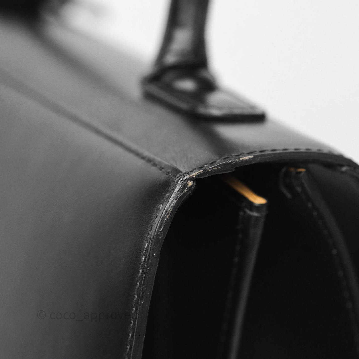 Delvaux Brillant L'Humour MM Black Calfskin