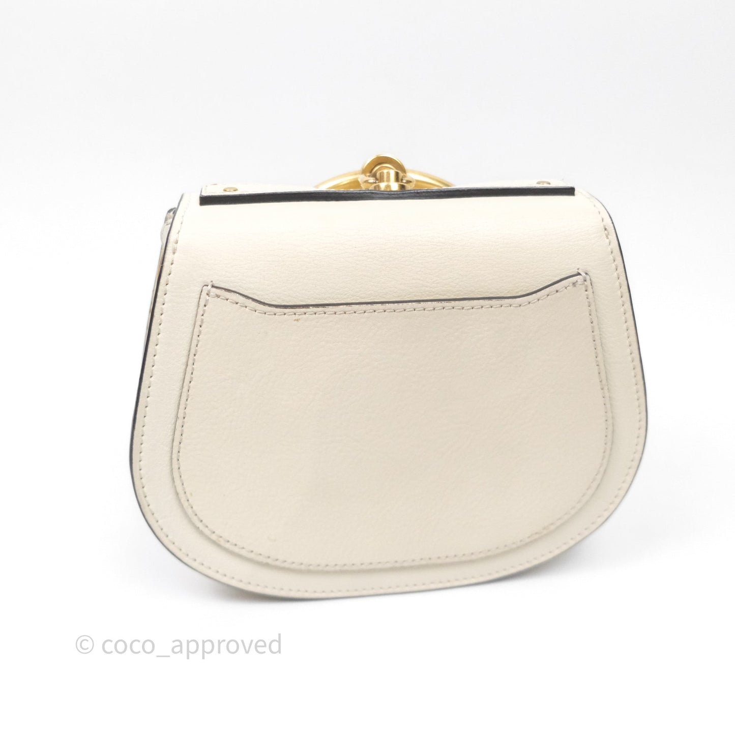 Chloé Nile Crossbody Bag White Calfskin