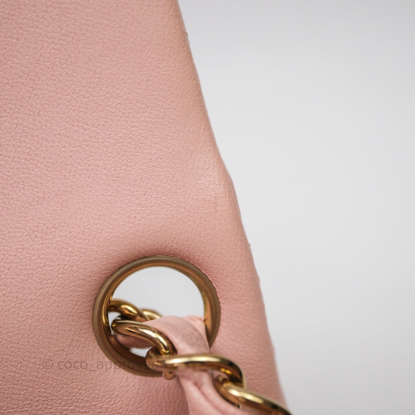 Chanel Mini Square Flap Quilted Pink Lambskin Gold Hardware