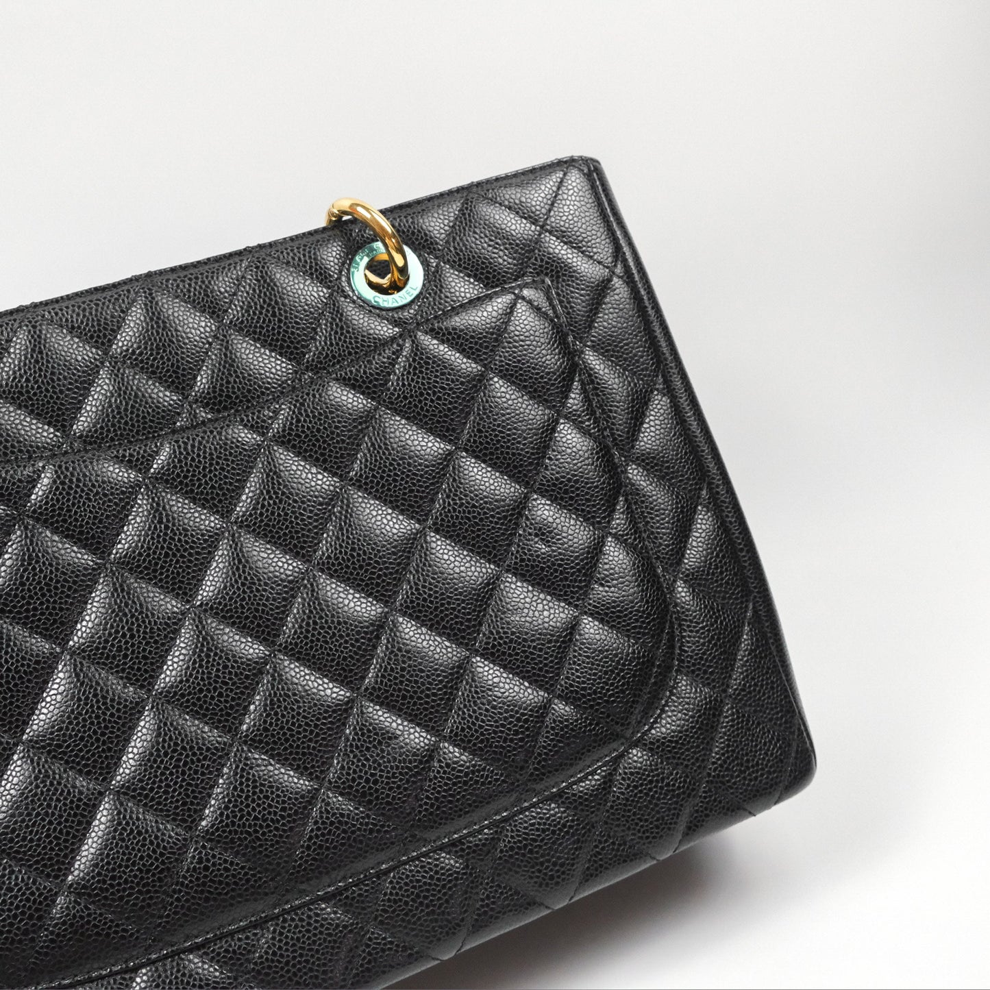 Chanel GST Black Caviar Gold Hardware