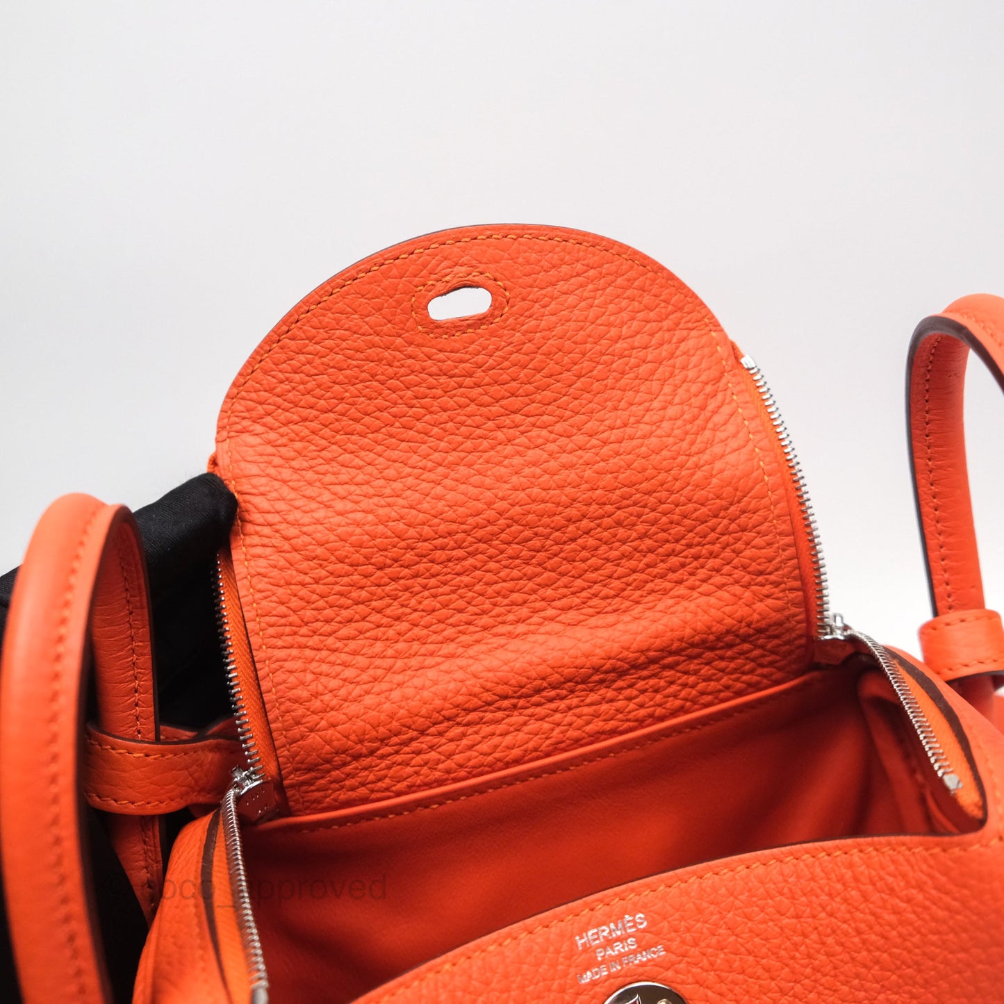 Hermès Mini Lindy 20 Clemence Palladium Hardware