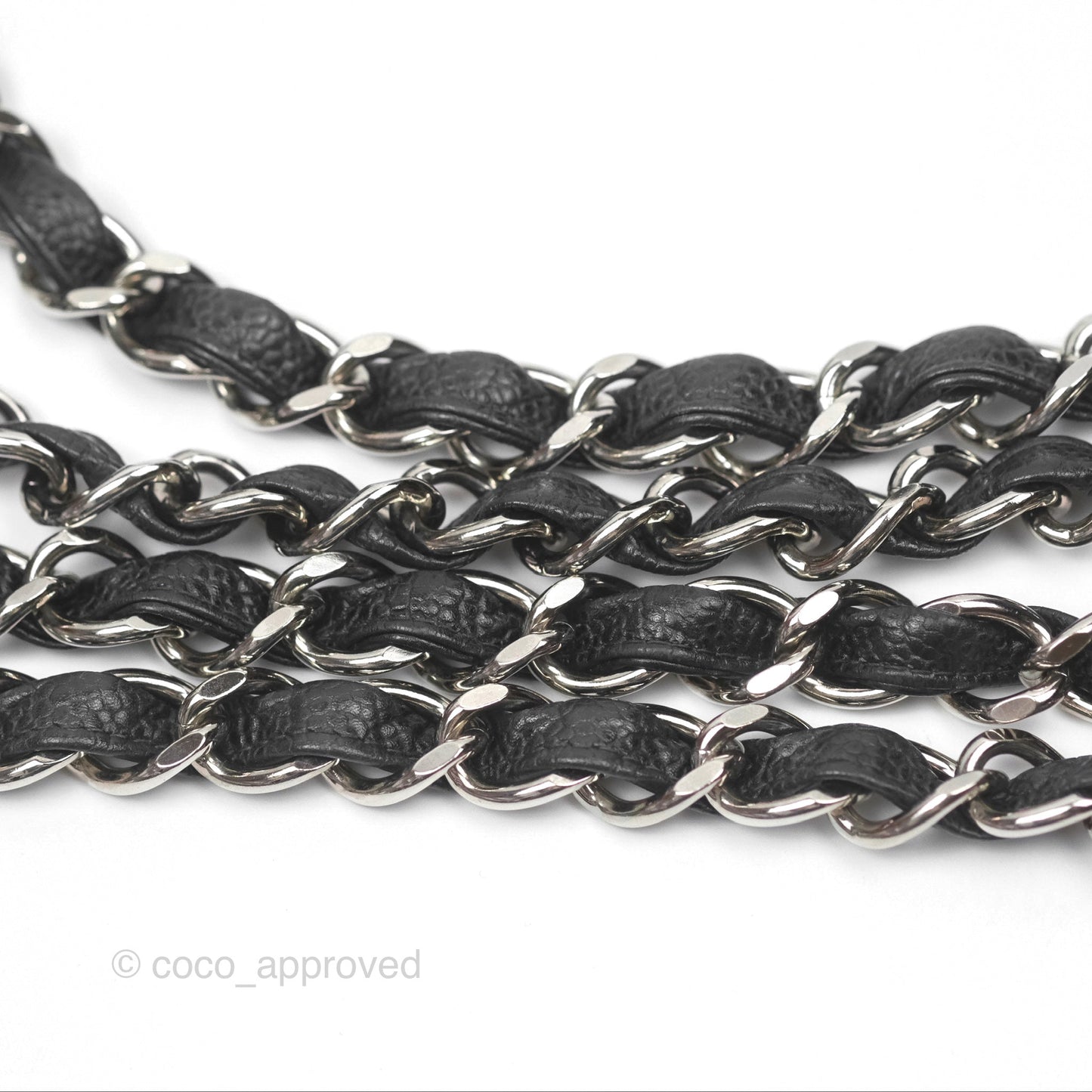 Chanel Classic Vintage Jumbo Single Flap Black Caviar Silver Hardware