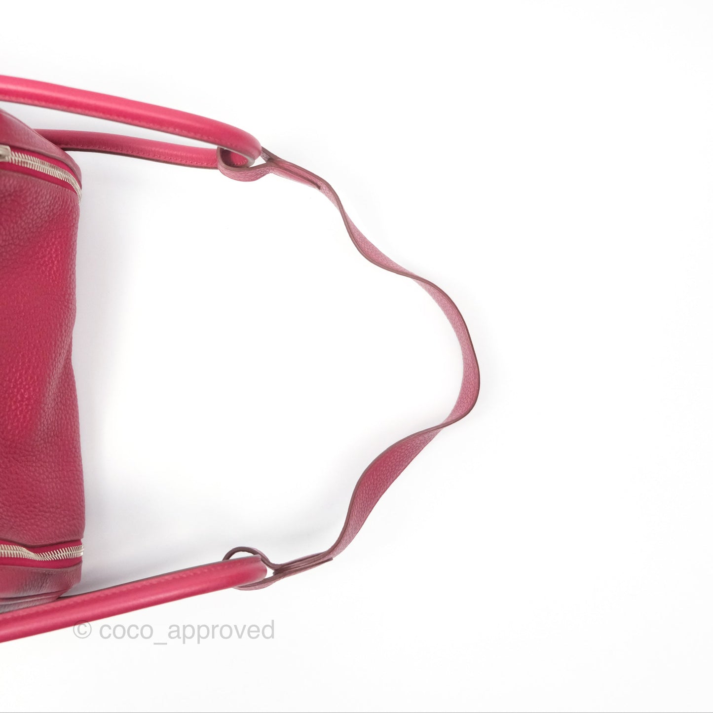 Hermès Lindy 30 Rubis Clemence Palladium Hardware