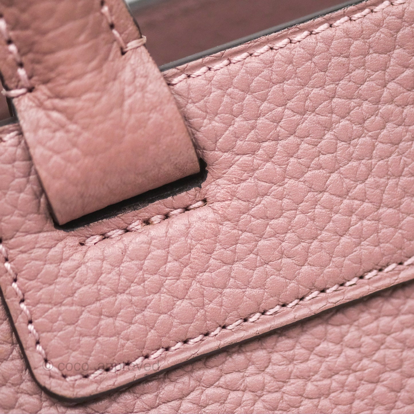 Moynat Pauline PM Bag Purple Calfskin Silver Hardware