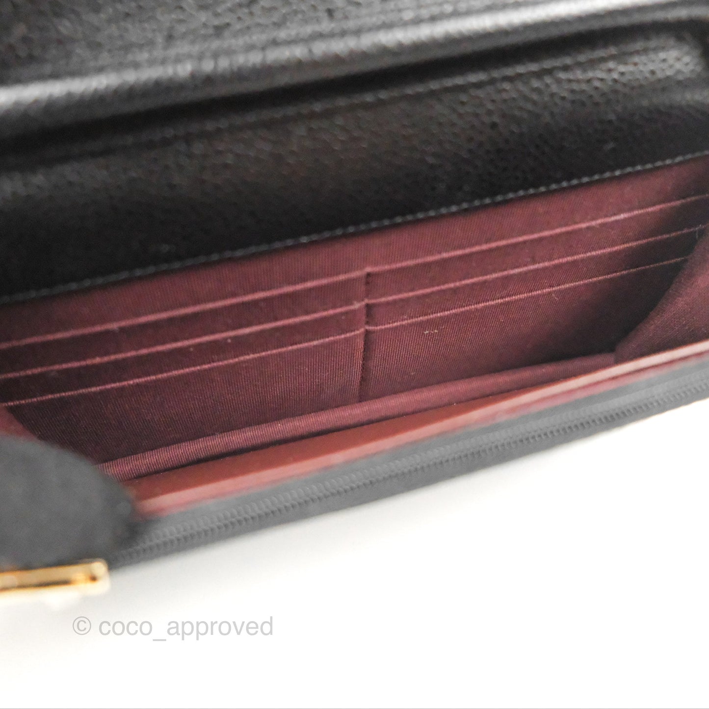 Chanel Classic Quilted WOC Black Caviar Gold Hardware