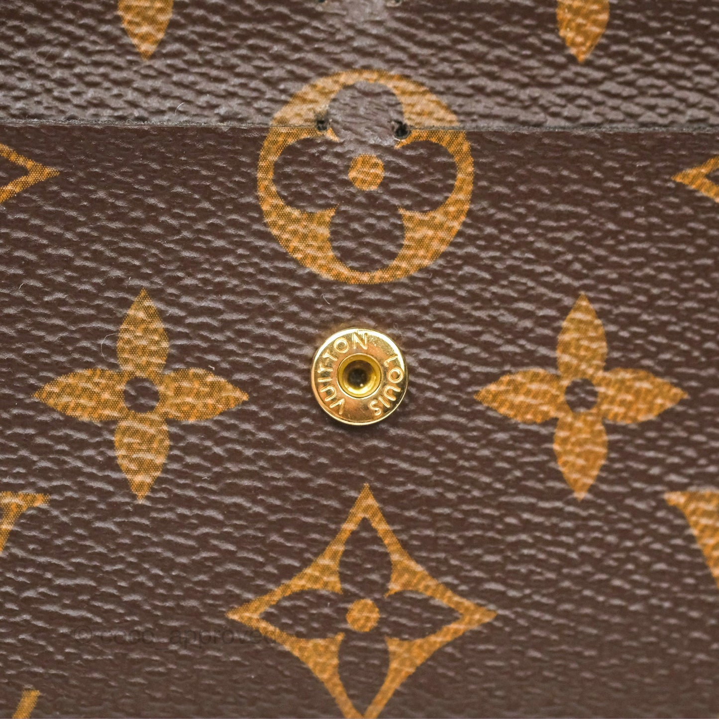 Louis Vuitton Emilie Wallet Monogram Reverse Canvas