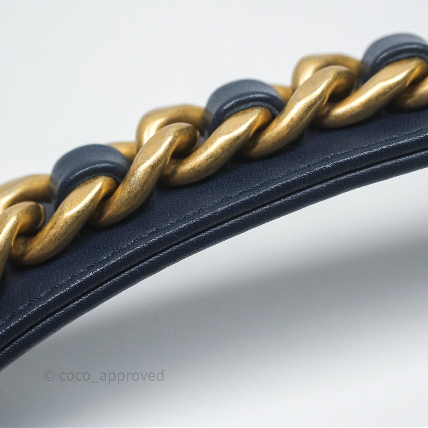 Chanel 19 Small Denim Fabric Mixed Hardware 22P