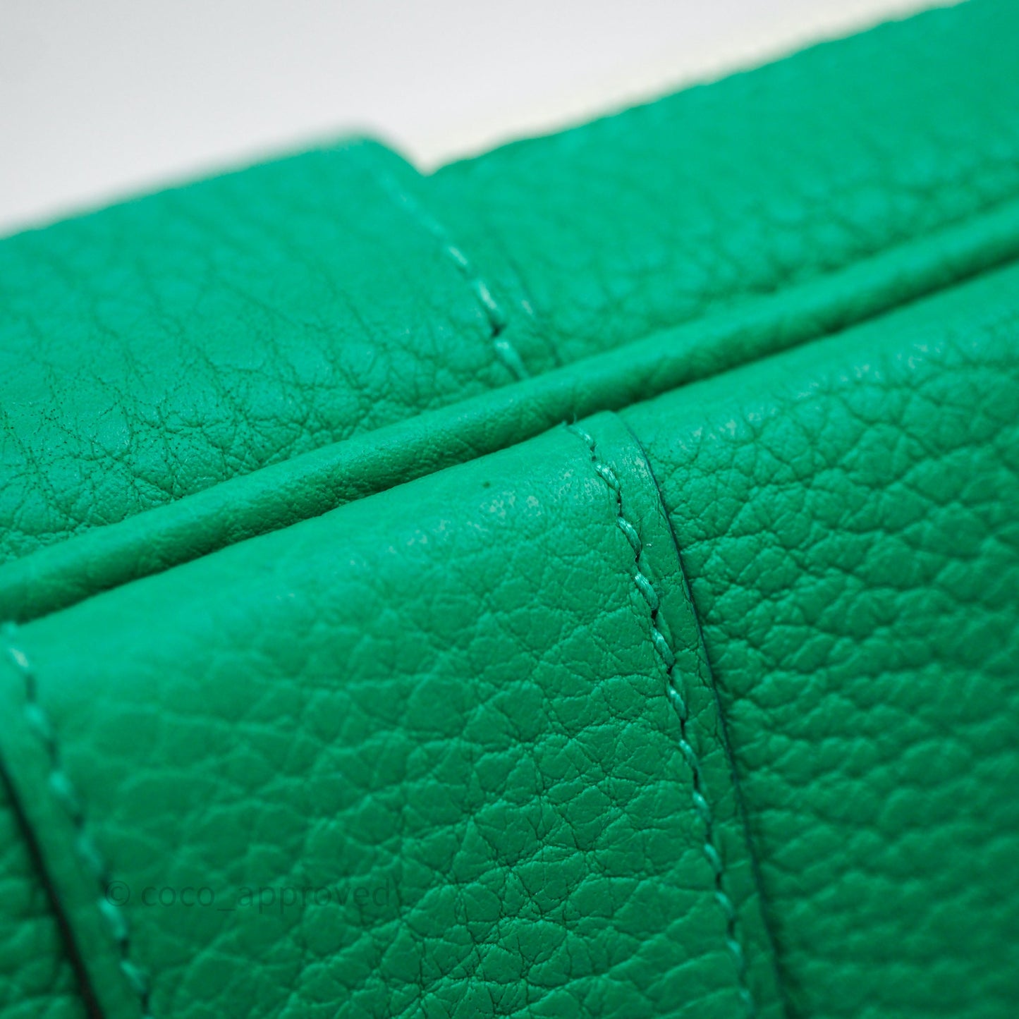 Hermès Garden Party 36 Canvas Ecru-Menthe / Menthe