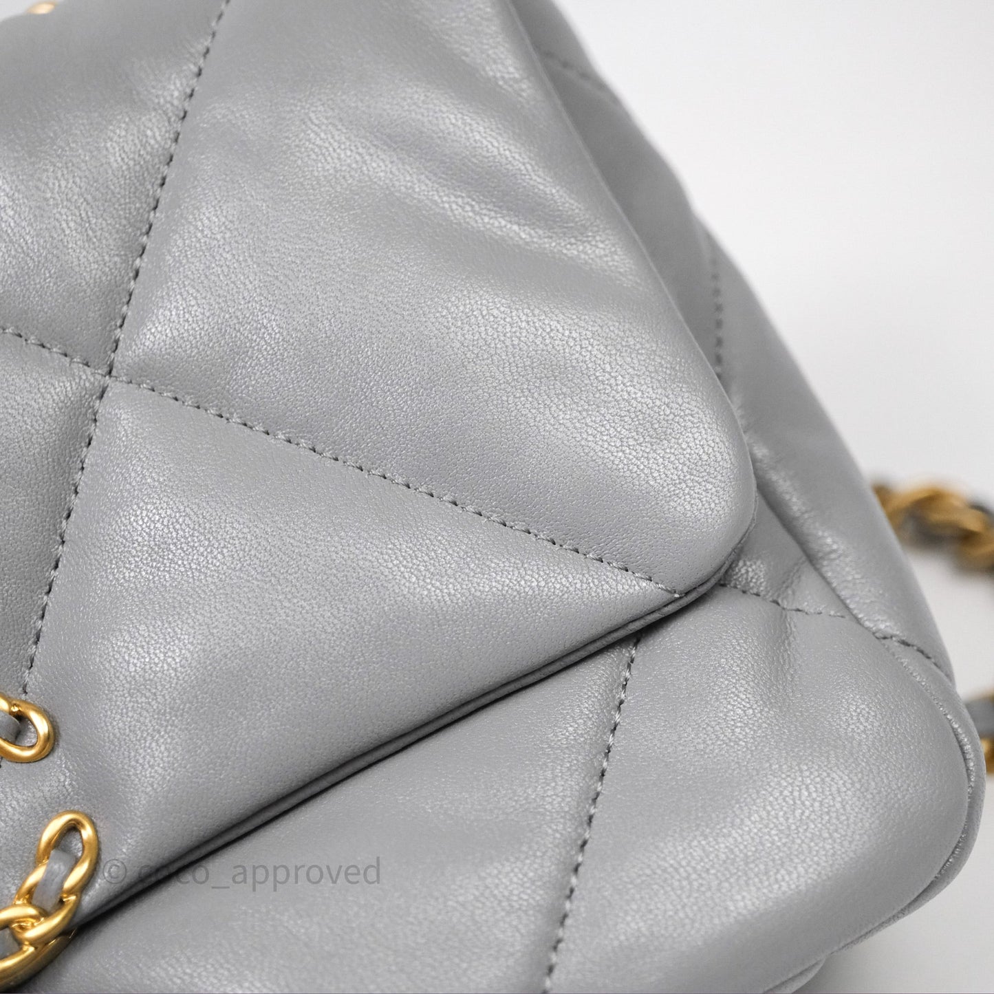 Chanel 19 Small Grey Mixed Hardware