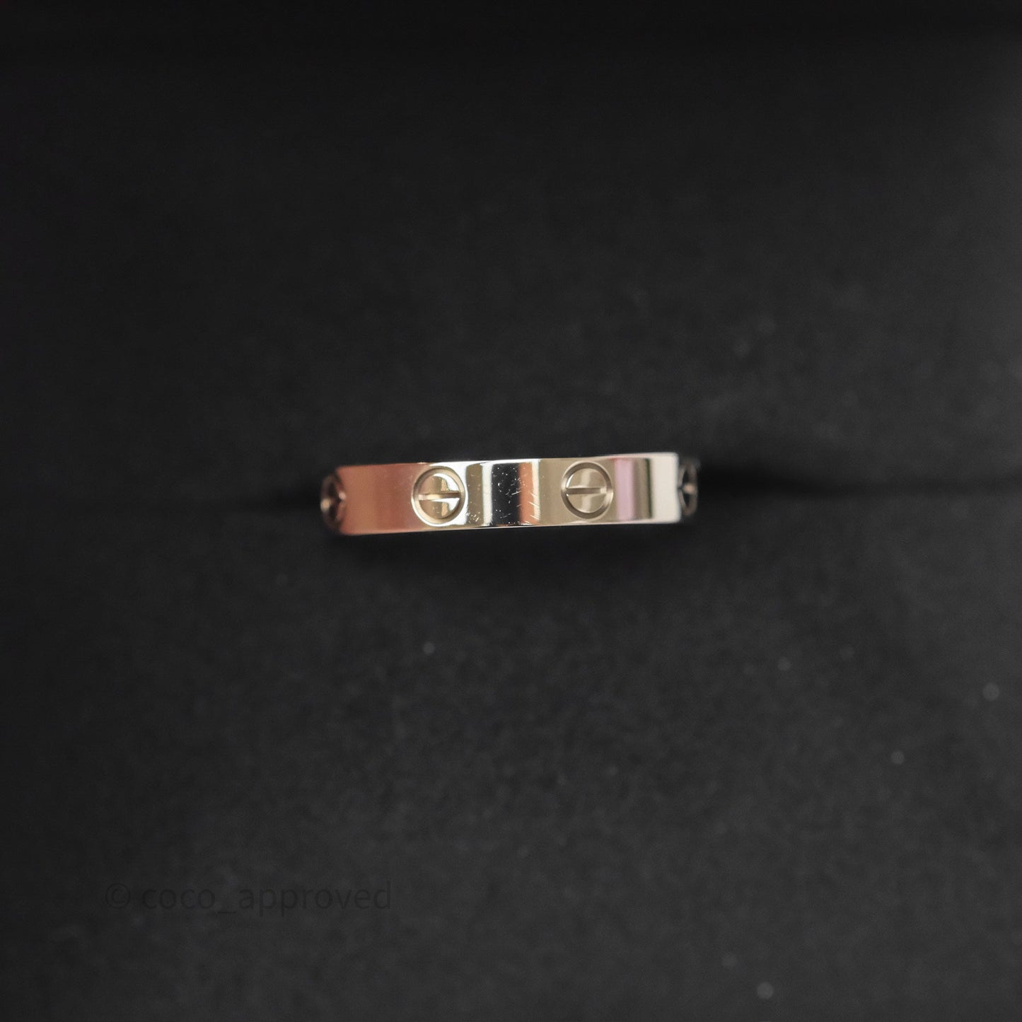 Cartier Love Band Ring Small Model White Gold