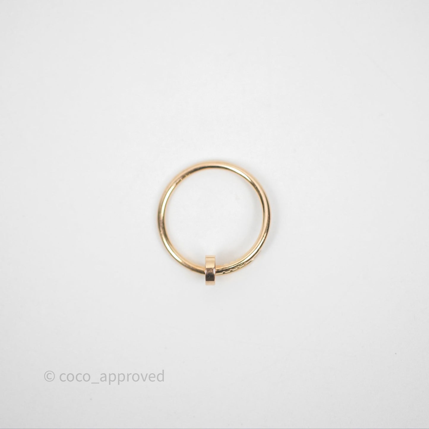 Cartier Juste Un Clou Ring Rose Gold Size 58