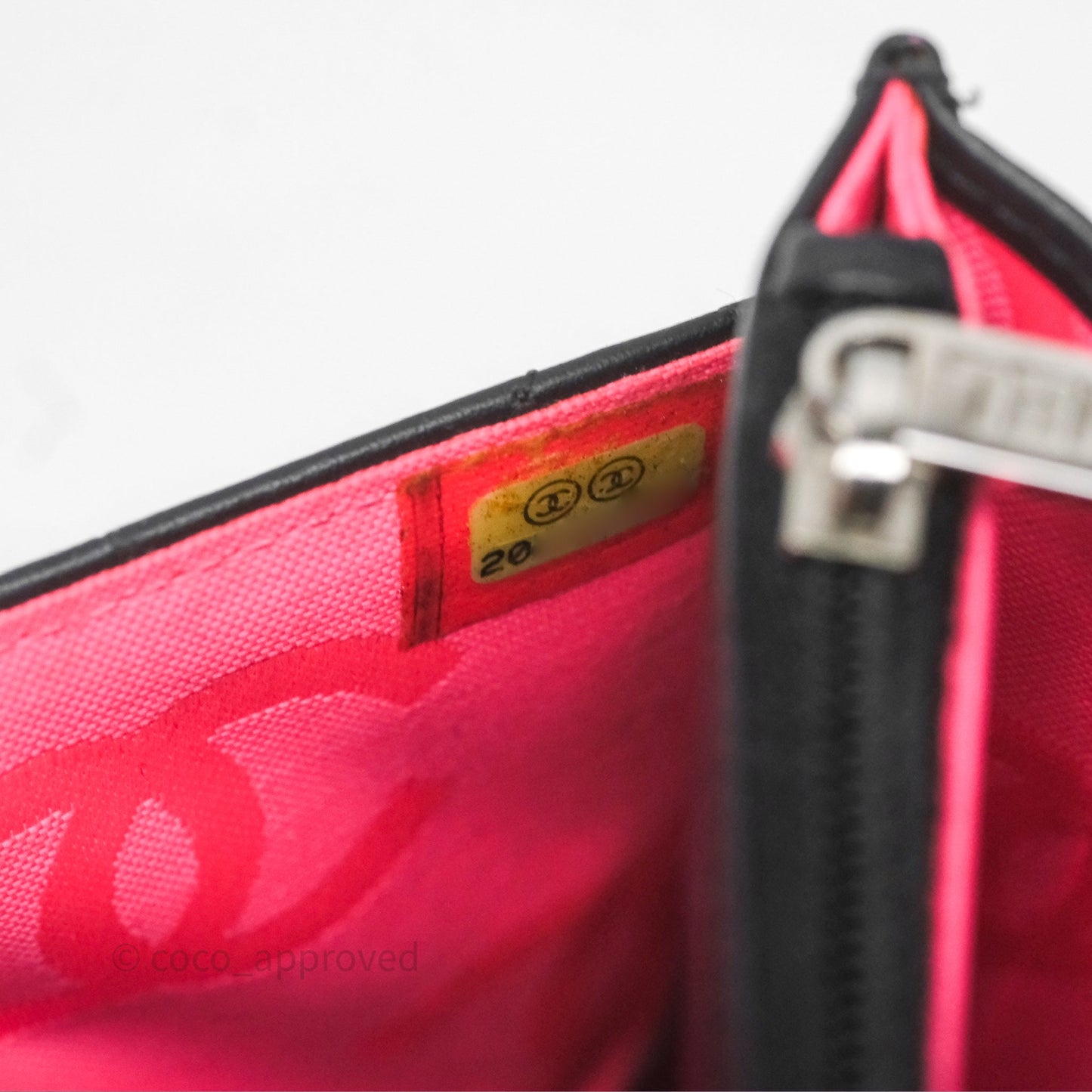 Chanel Quilted Wallet on Chain WOC Cambon Black Calfskin Silver Hardware