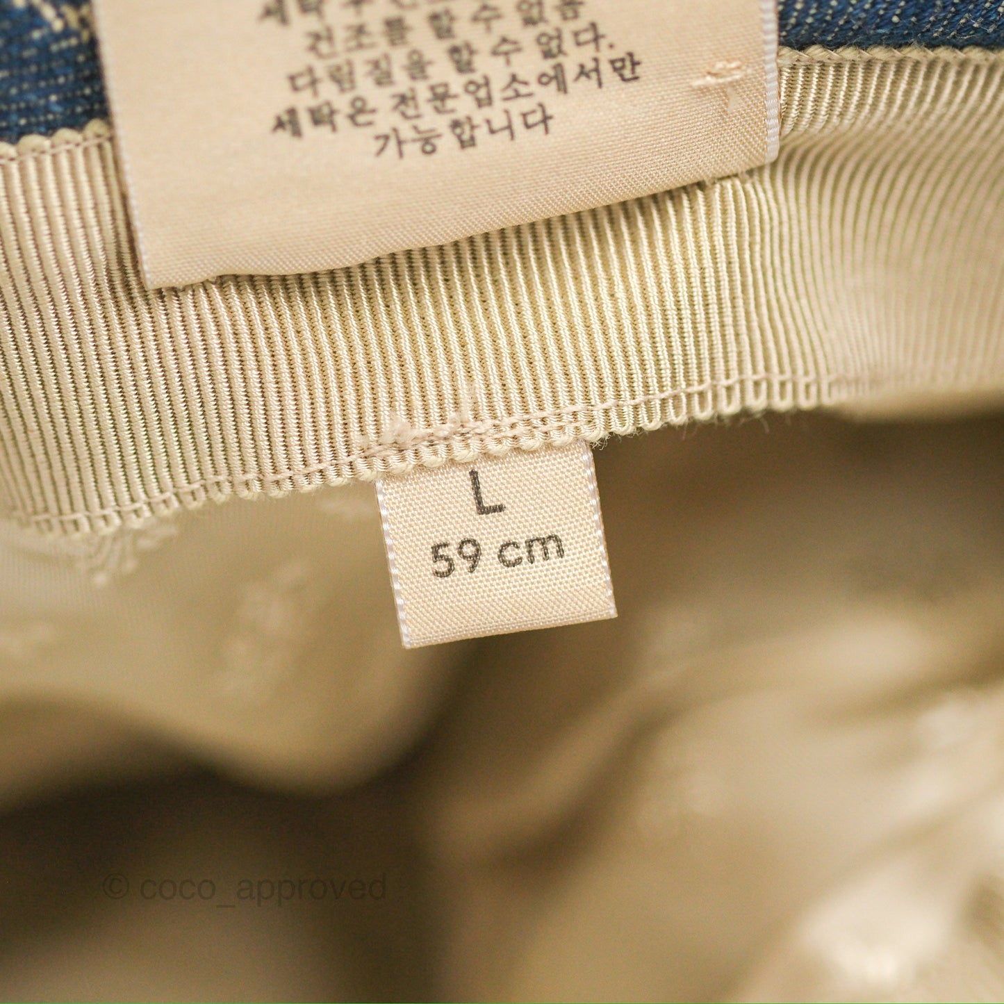 Gucci GG Supreme Denim Bucket Hat
