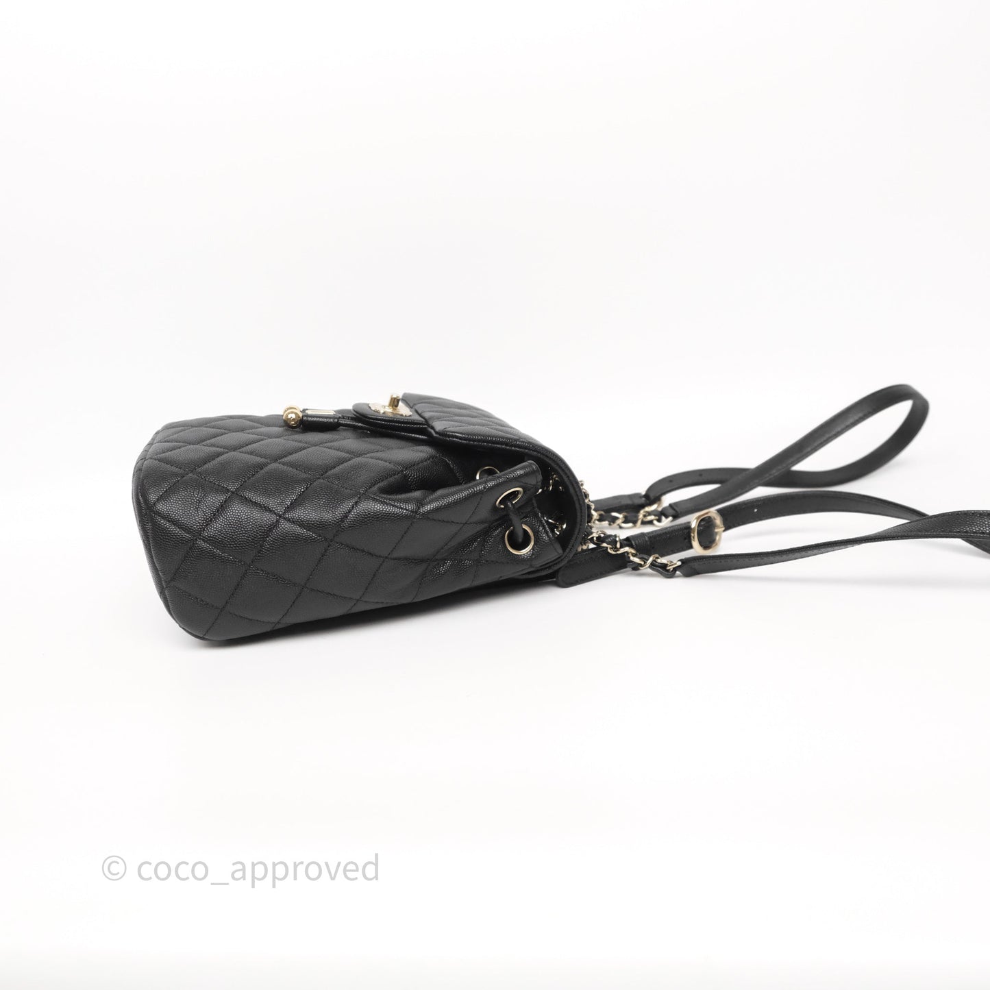 Chanel Urban Spirit Mini Black Caviar Backpack
