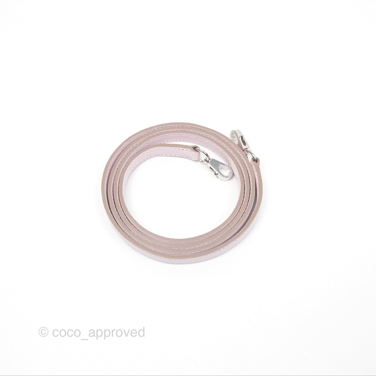 Hermès Bolide Mini 1923 Evercolor Mauve Pale 09/ Caramel 28 Palladium Hardware