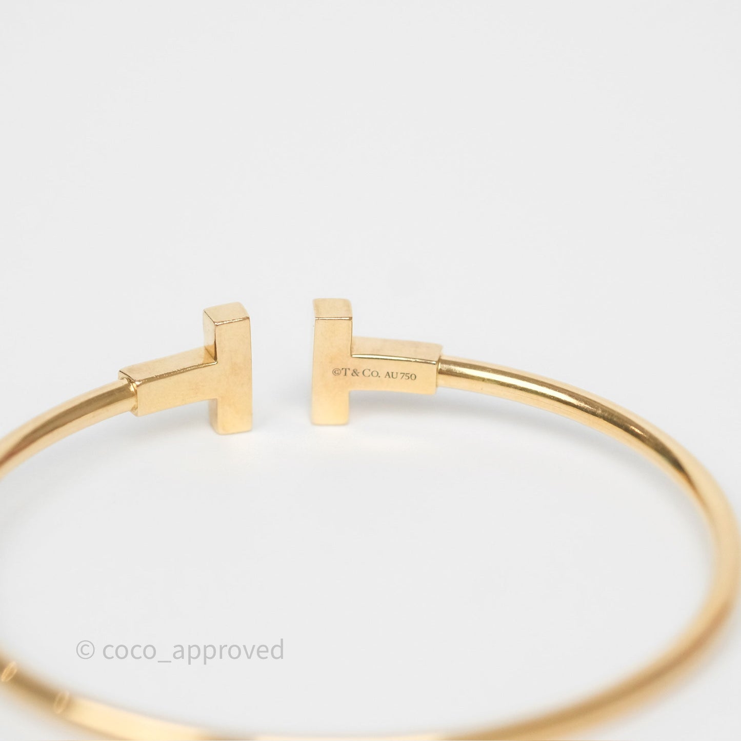 Tiffany & Co Tiffany T Wire Bracelet In Yellow Gold